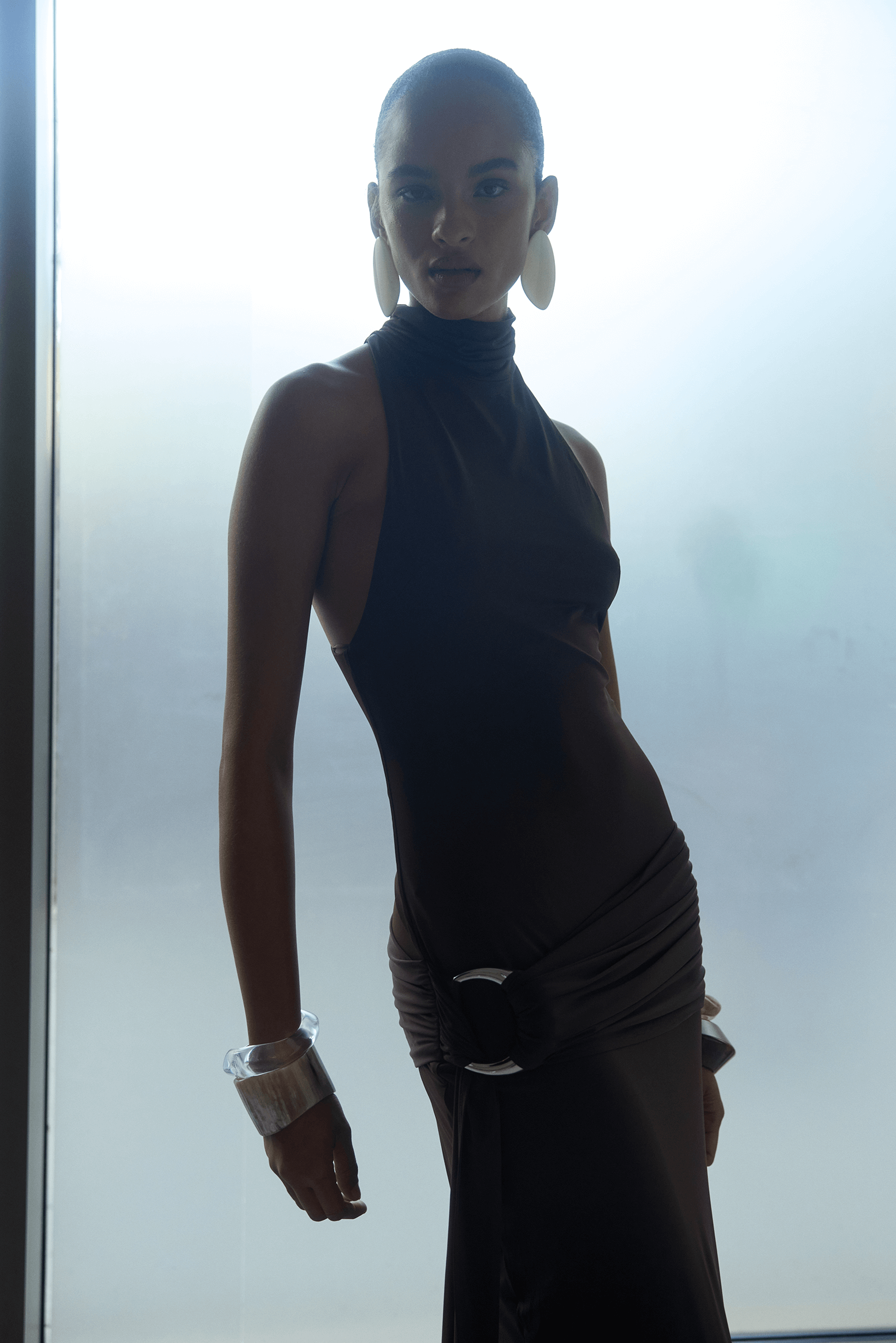 DE LA VALI AIDANA MAXI DRESS BROWN | THE NEW TREND