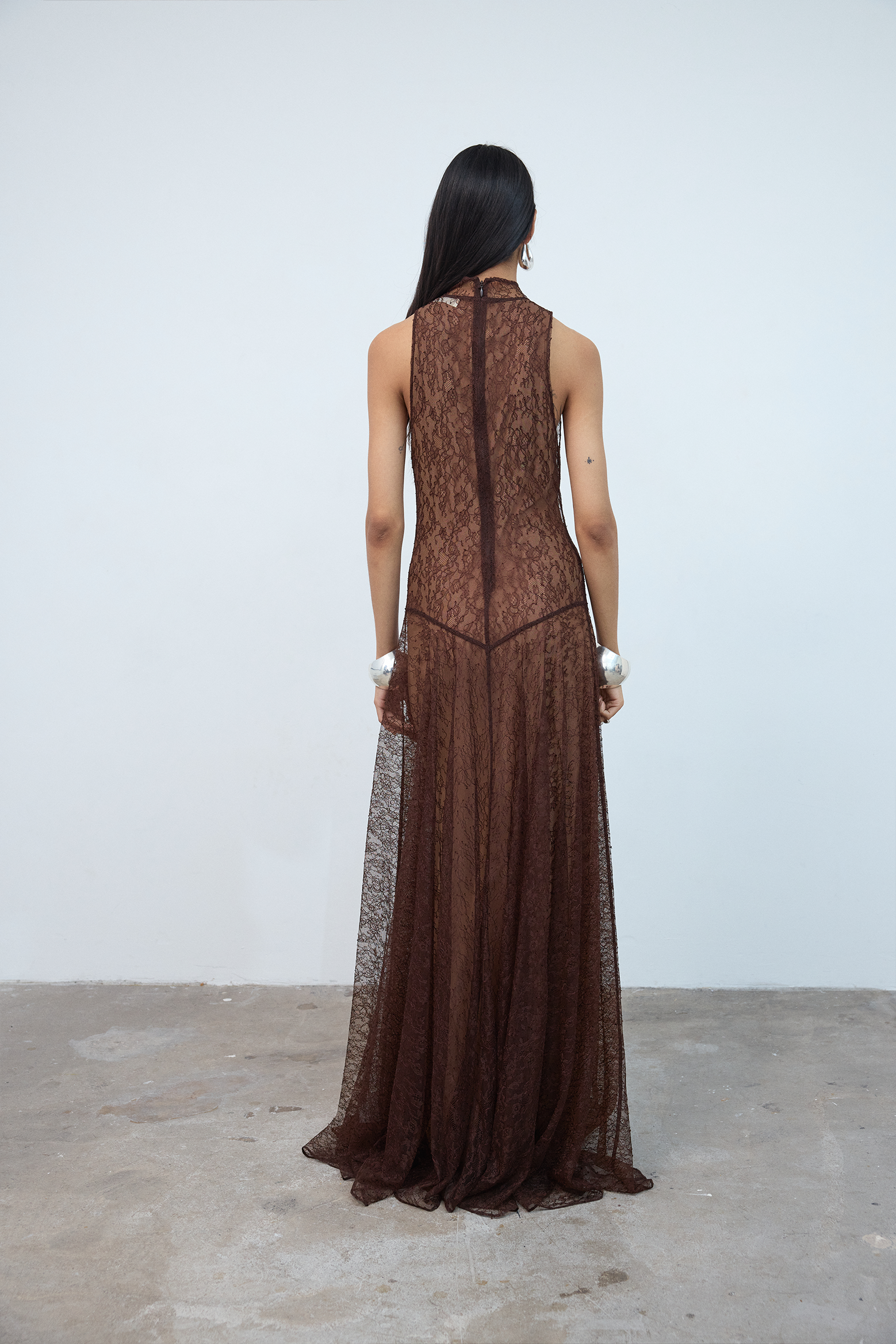FOEHN MAXI DRESS BROWN