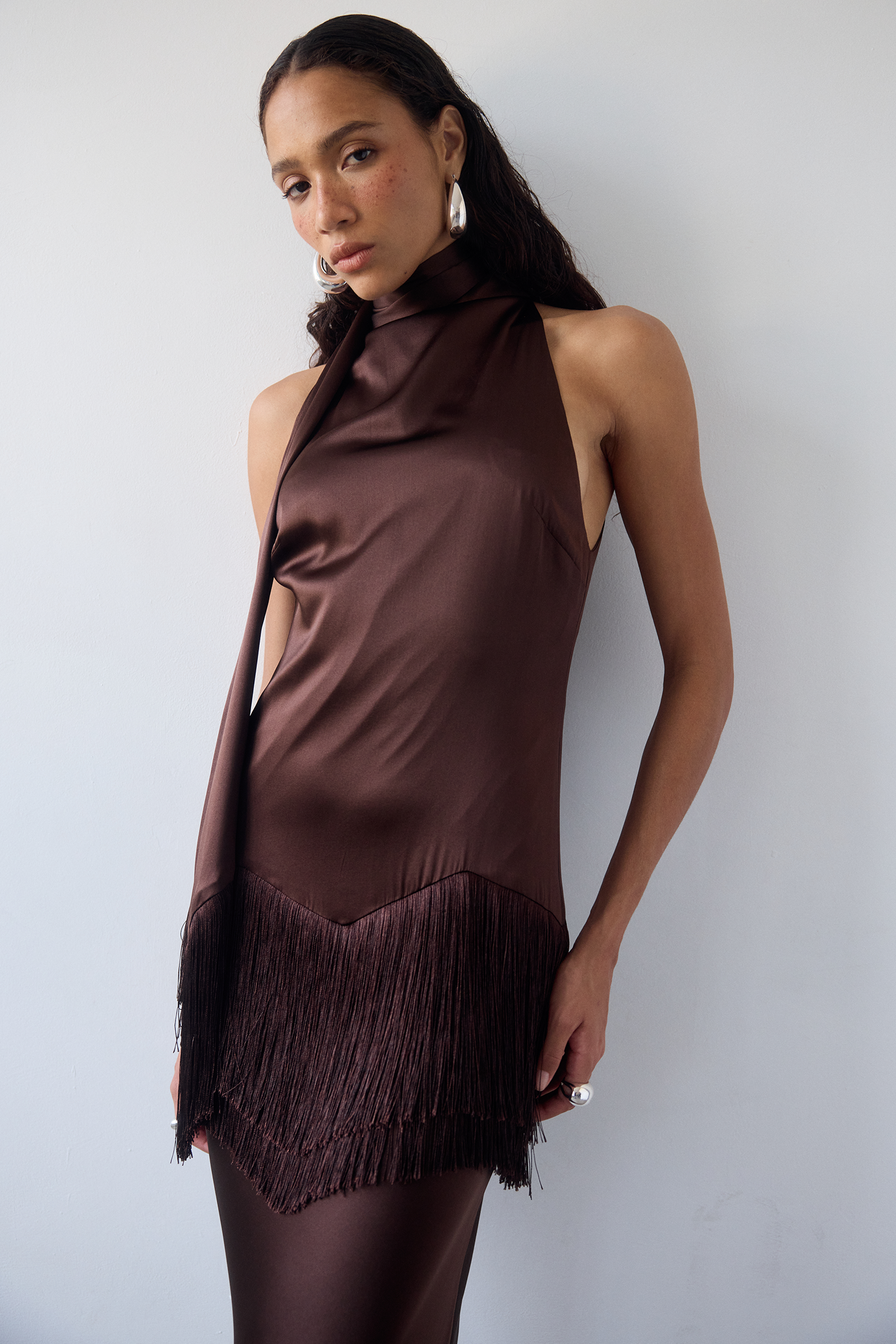 DE LA VALI KHAMSIN MAXI DRESS IN CEDAR | THE NEW TREND