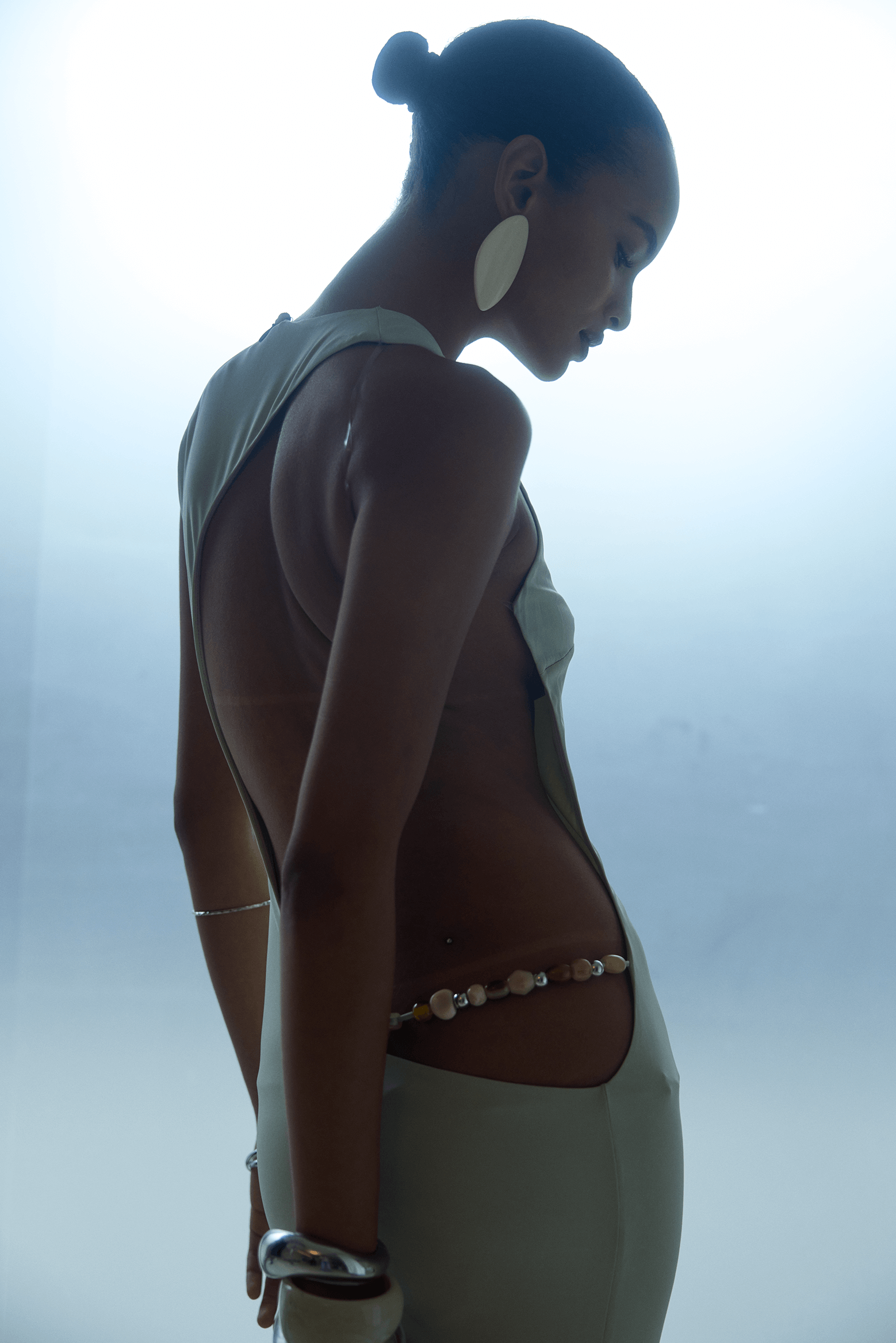 DE LA VALI MAHA MAXI DRESS OPTIC CREAM | THE NEW TREND