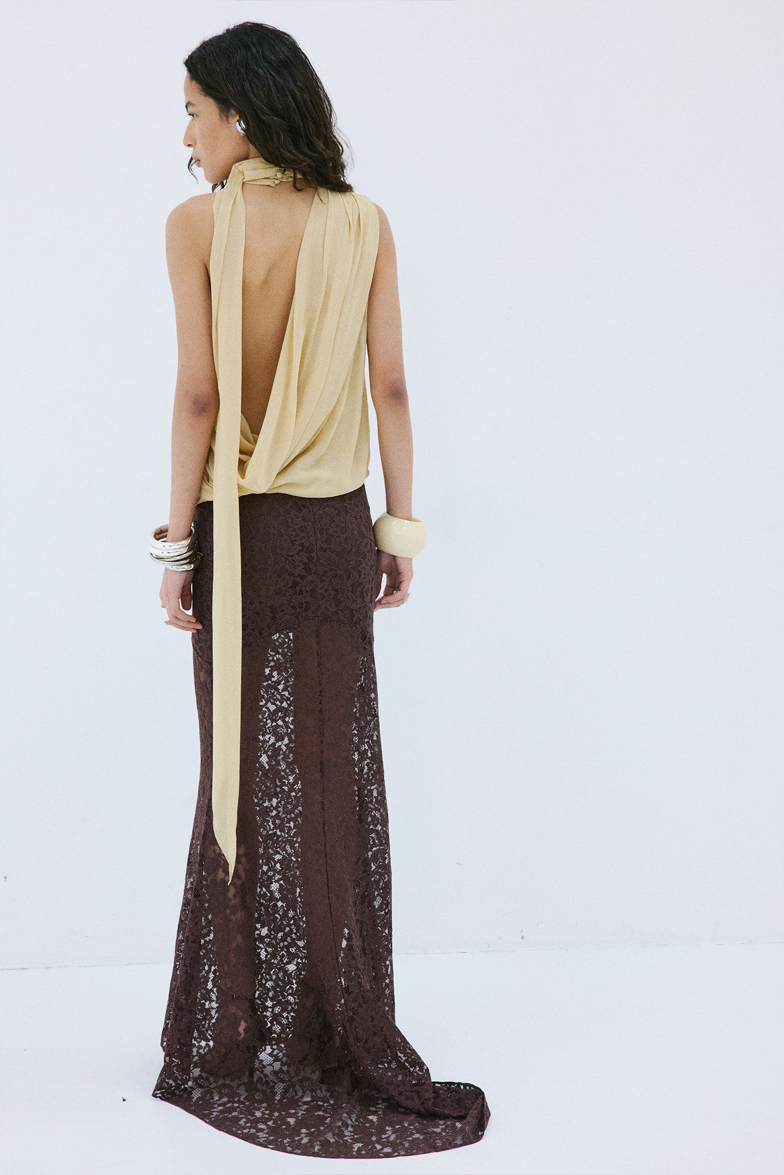 MENORCA DRAPED TOP