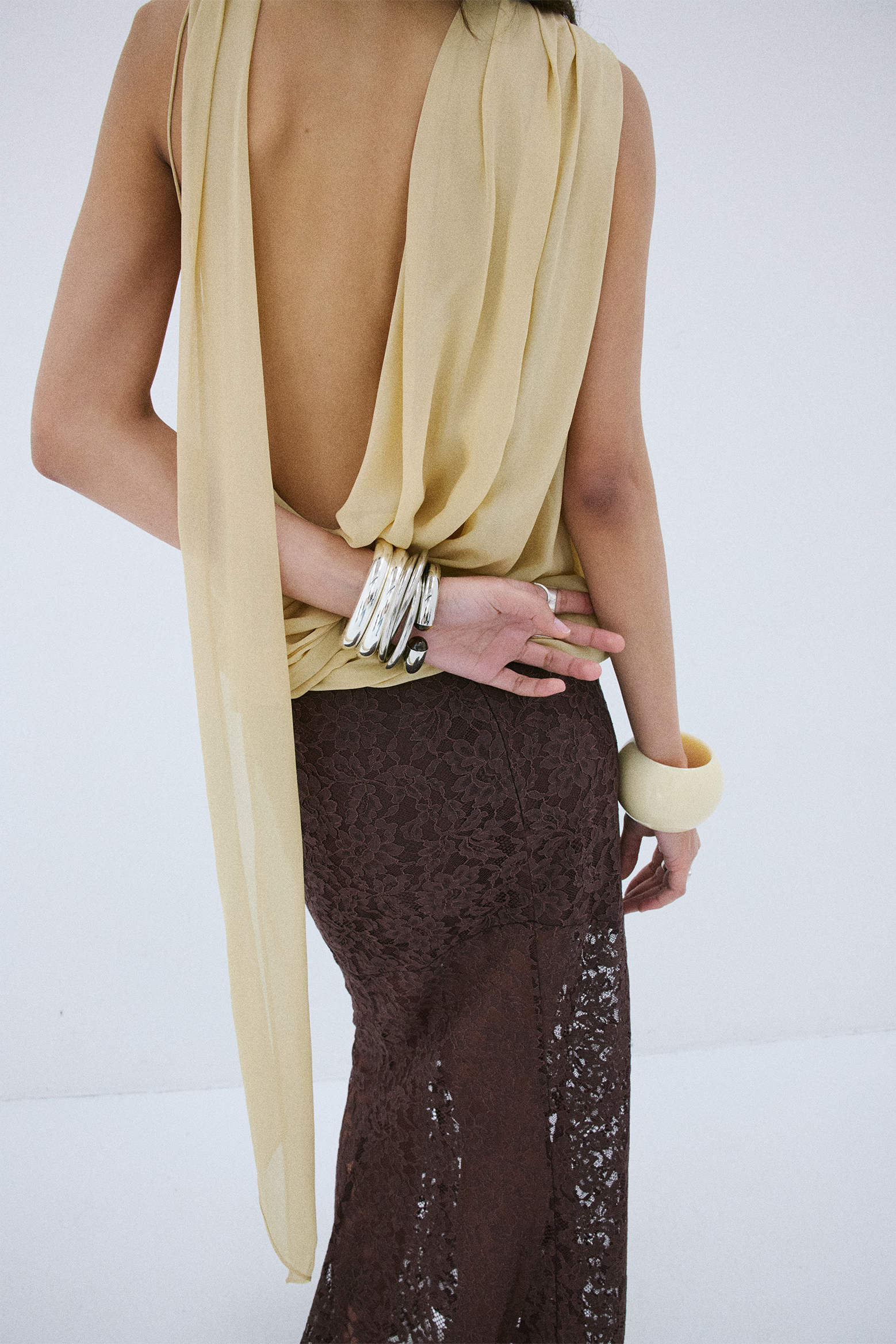 MENORCA DRAPED TOP