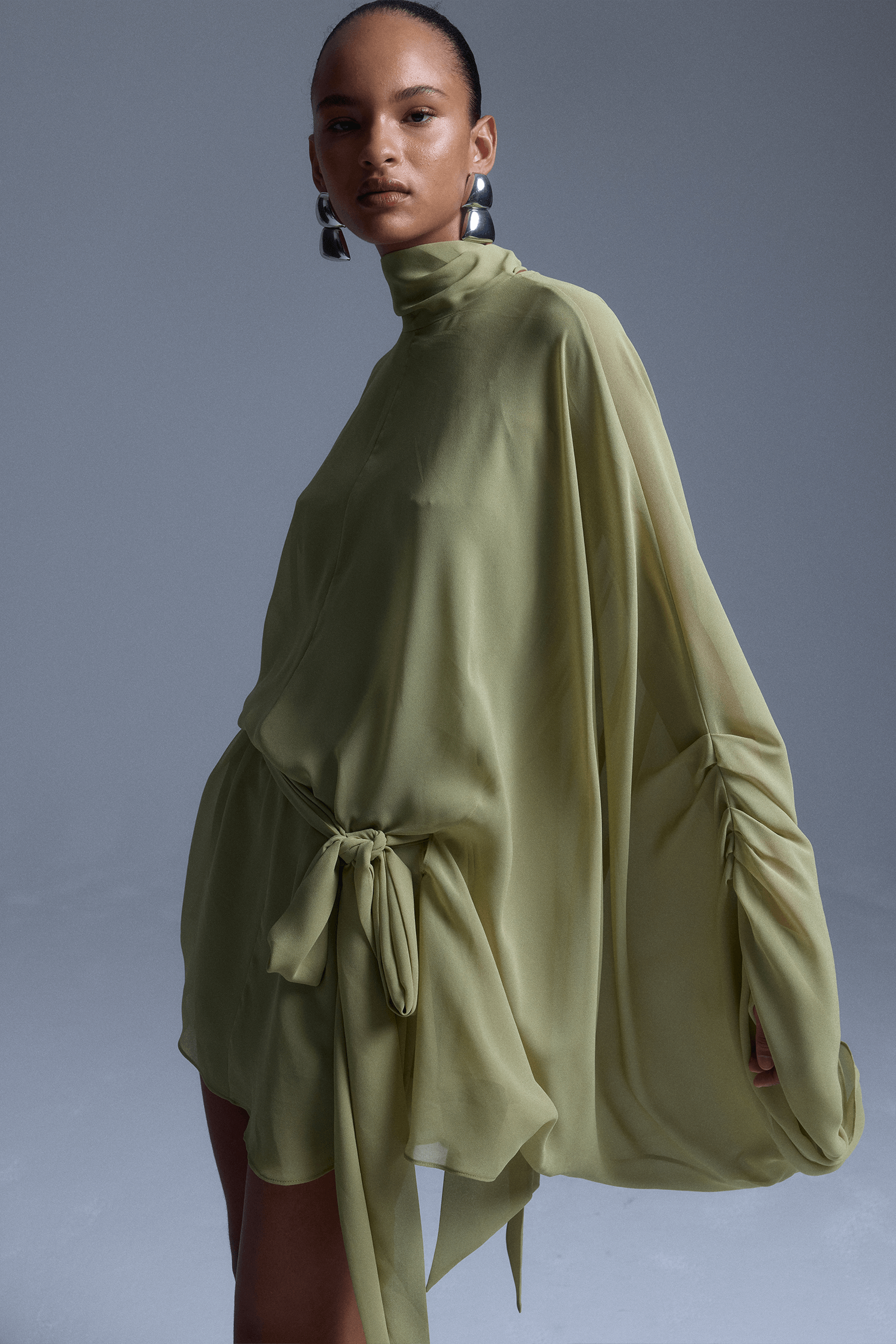 DE LA VALI NILA MINI DRESS GREEN | THE NEW TREND
