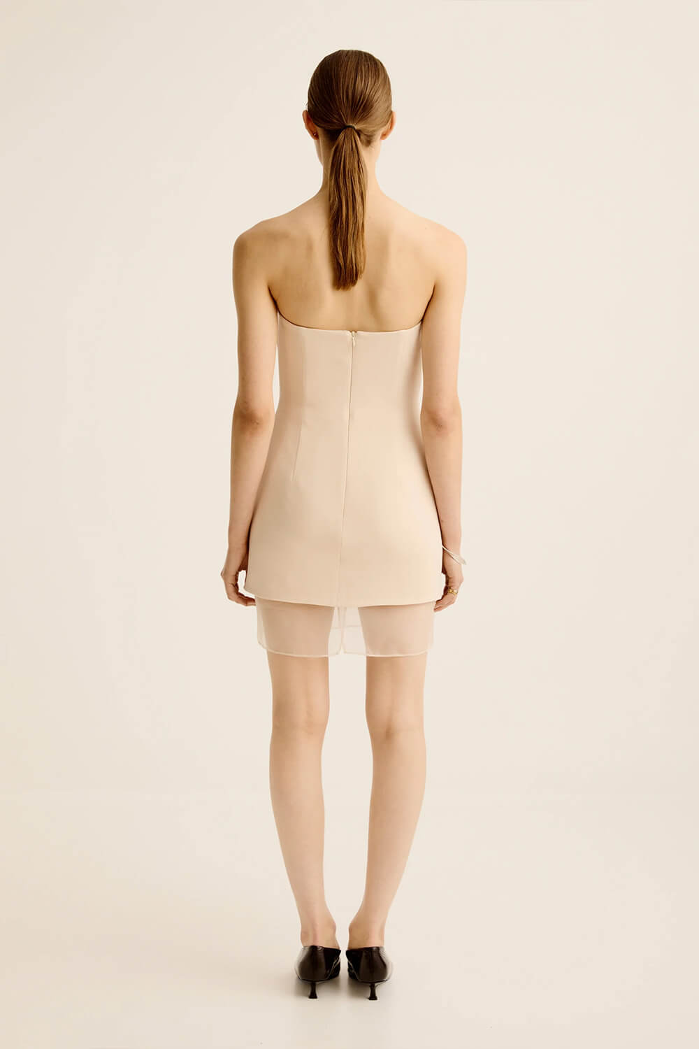 ESSE ISSIA MINI DRESS IN CREMA | THE NEW TREND
