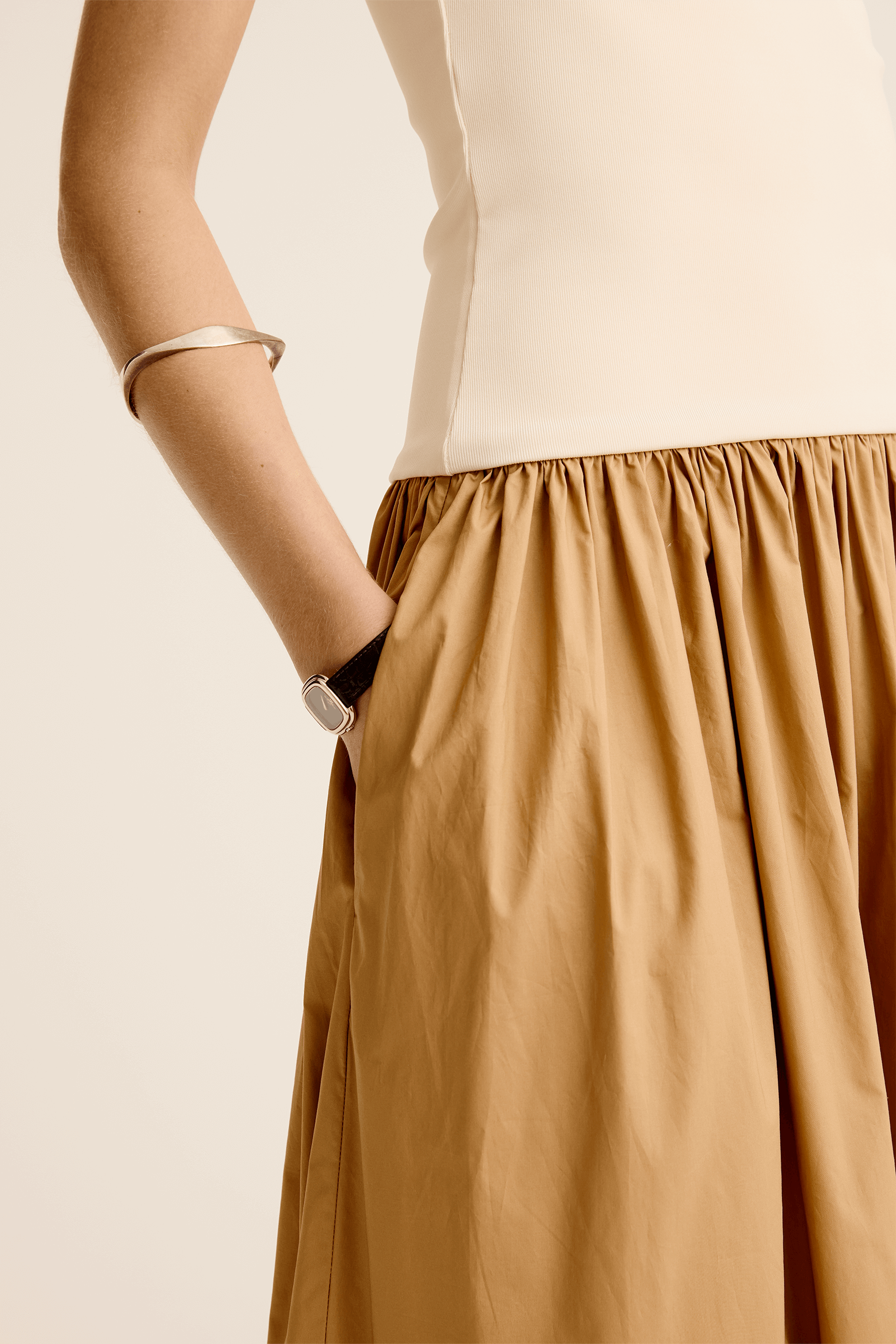 ESSE STRAPLESS KNIT COTTON DRESS | THE NEW TREND