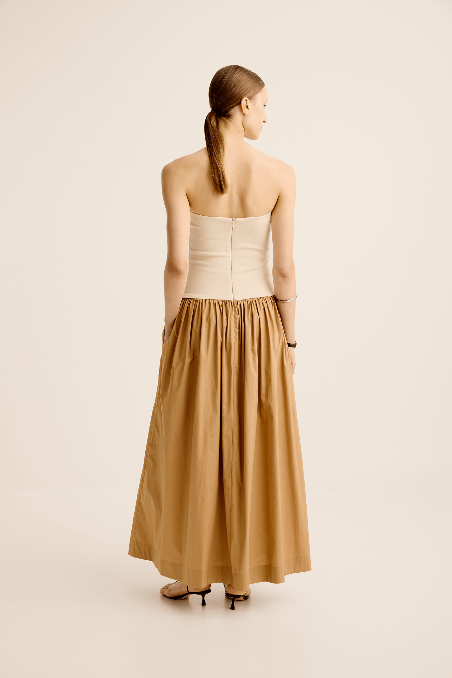 ESSE STRAPLESS KNIT COTTON DRESS | THE NEW TREND