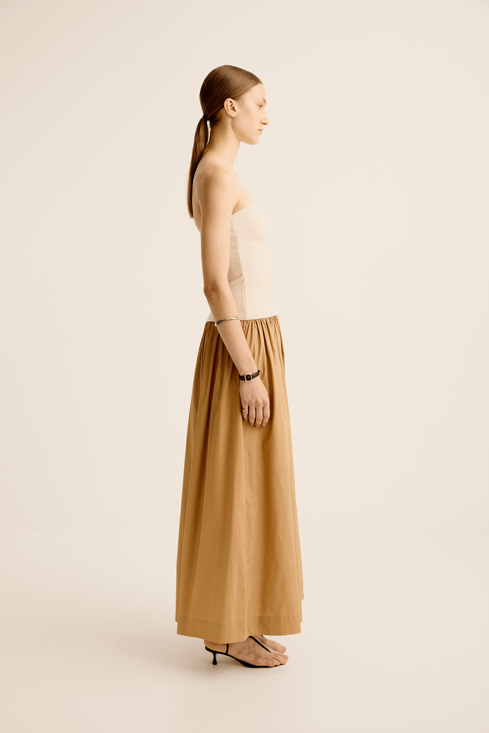 ESSE STRAPLESS KNIT COTTON DRESS | THE NEW TREND