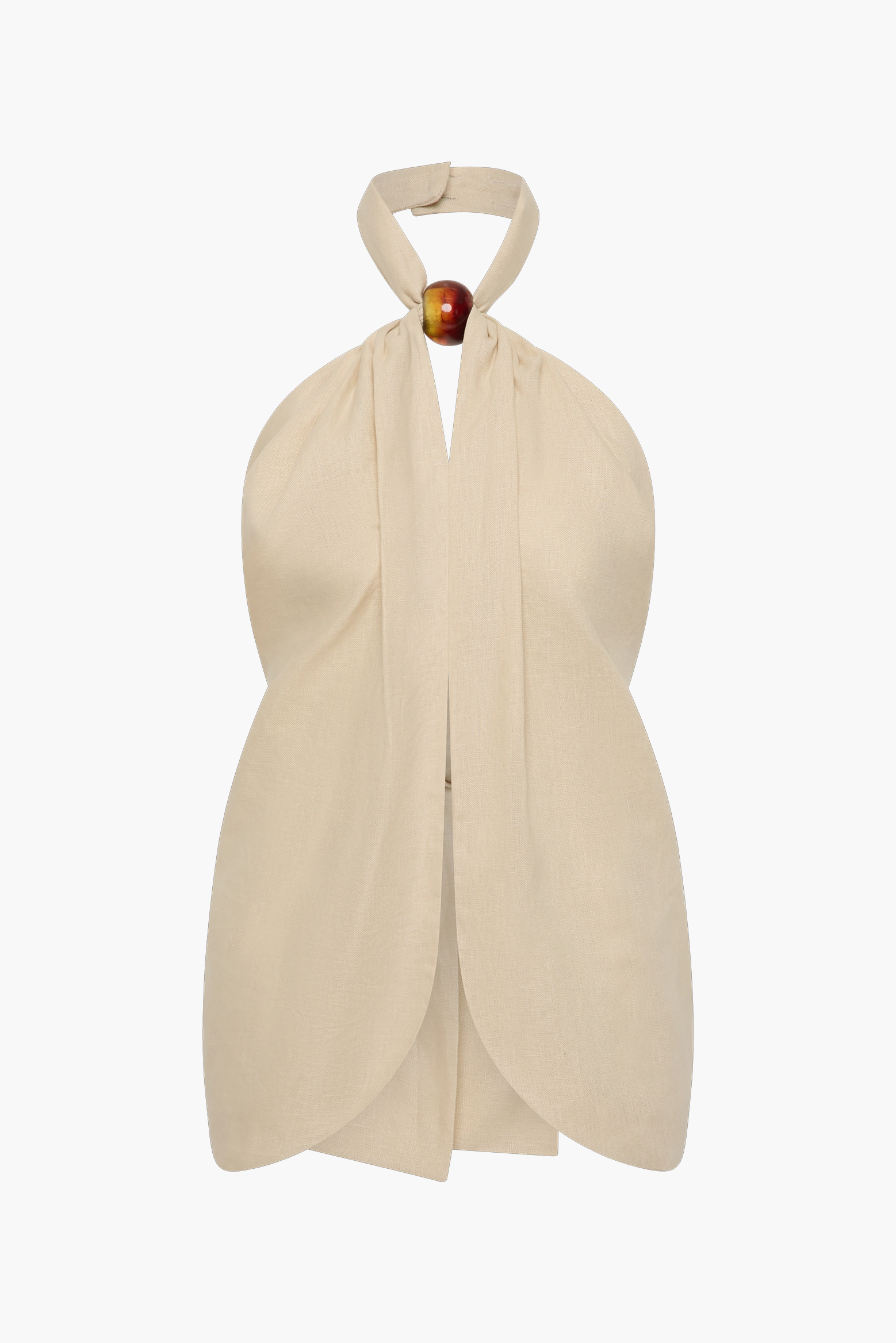 FAITHFULL THE BRAND BIBA HALTHER TOP PANNA | THE NEW TREND