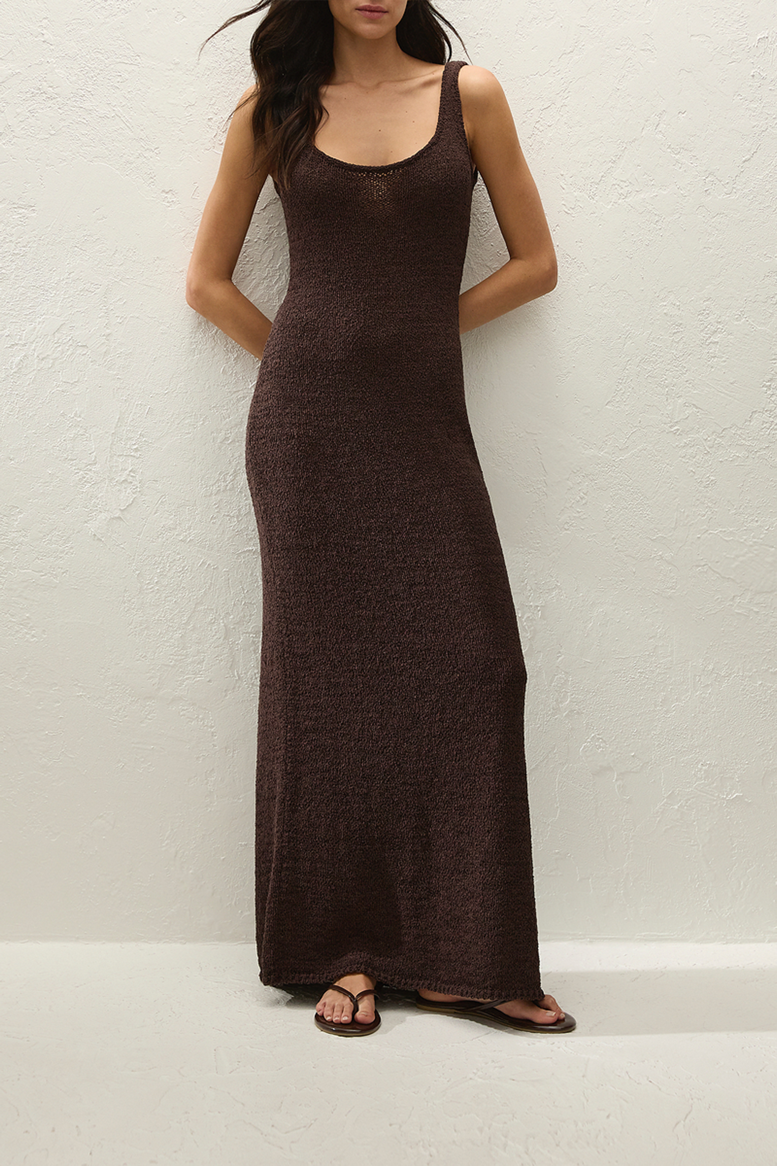 FAITHFULL THE BRAND FLORENCE MAXI DRESS CAROB | THE NEW TREND