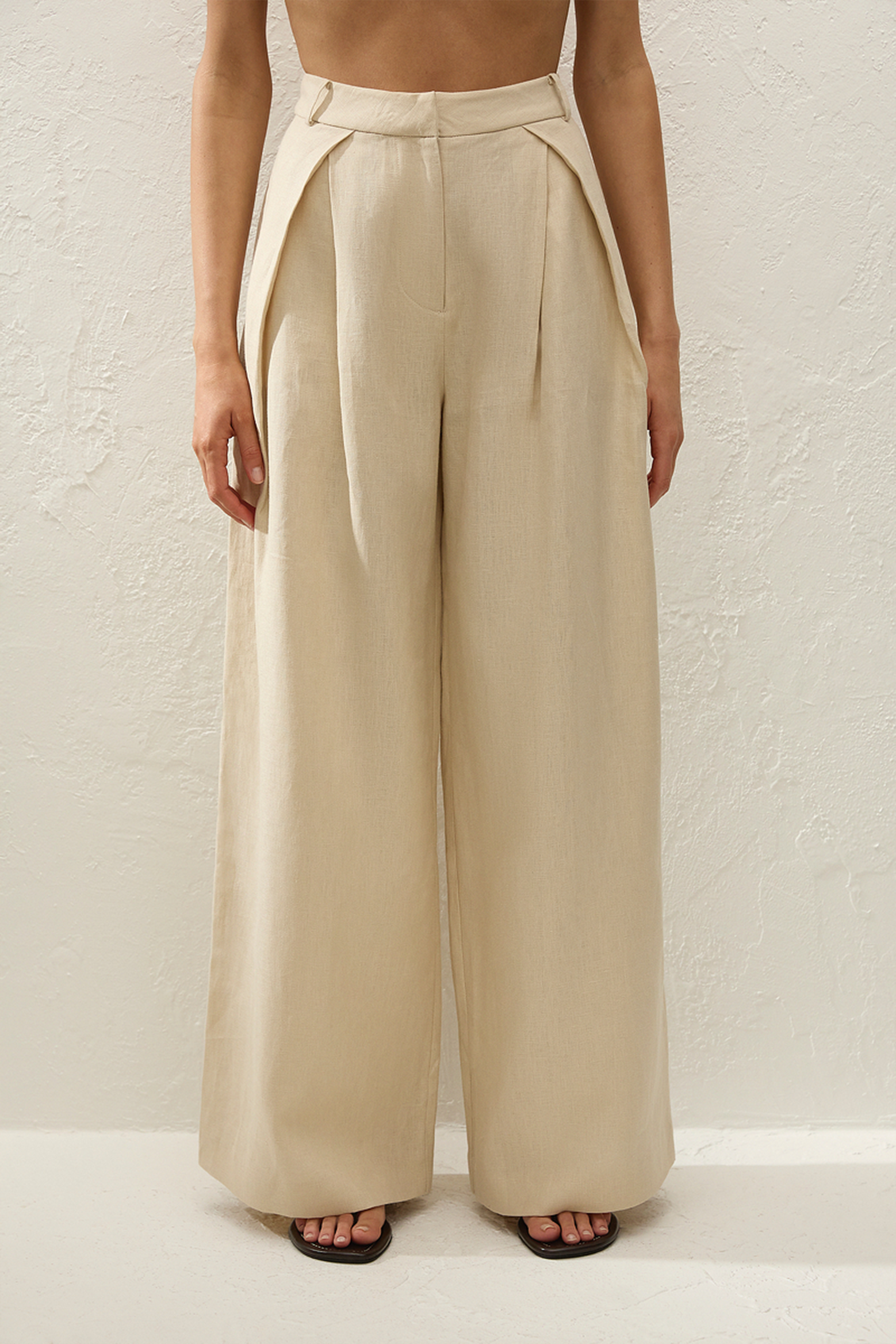 FAITHFULL THE BRAND SOFIA TROUSER PANNA | THE NEW TREND