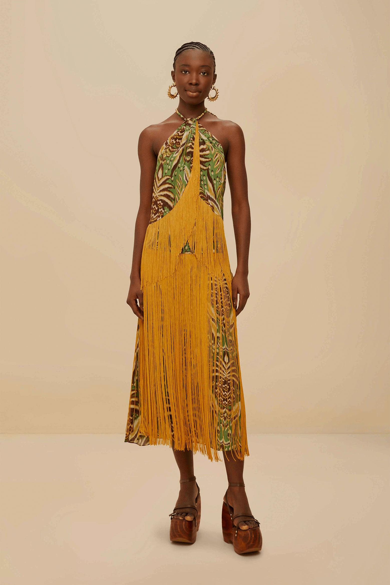 FARM RIO OVERLAPPED FRINGE TOP | THE NEW TREND