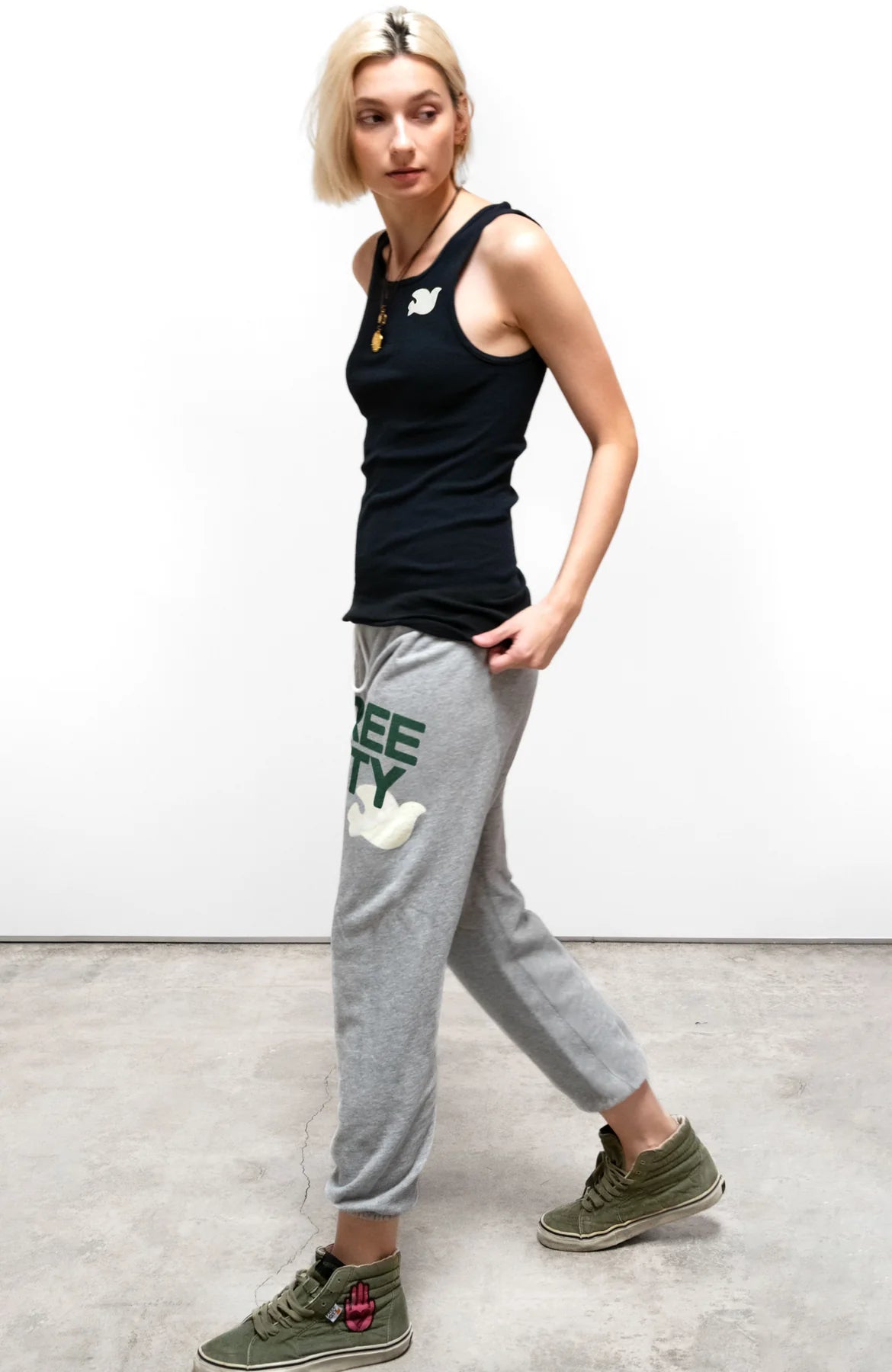 FREECITY LARGE HEATHER SWEATPANT | THE NEW TREND