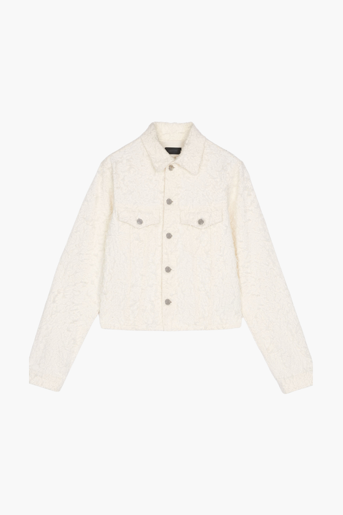 CHERRY FUR DENIM JACKET
