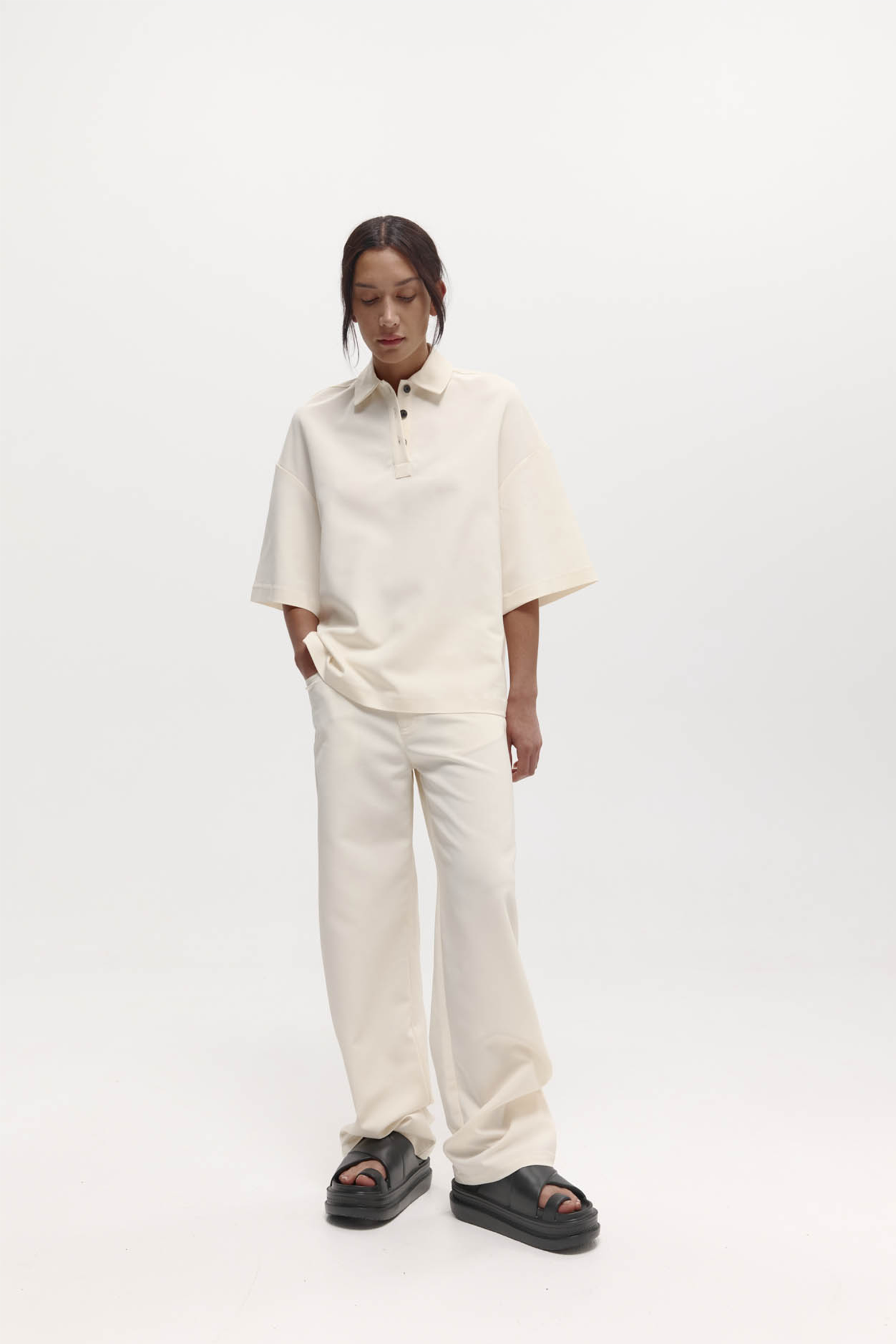 HARRIS TAPPER DEAN TROUSER IN CREAM | THE NEW TREND