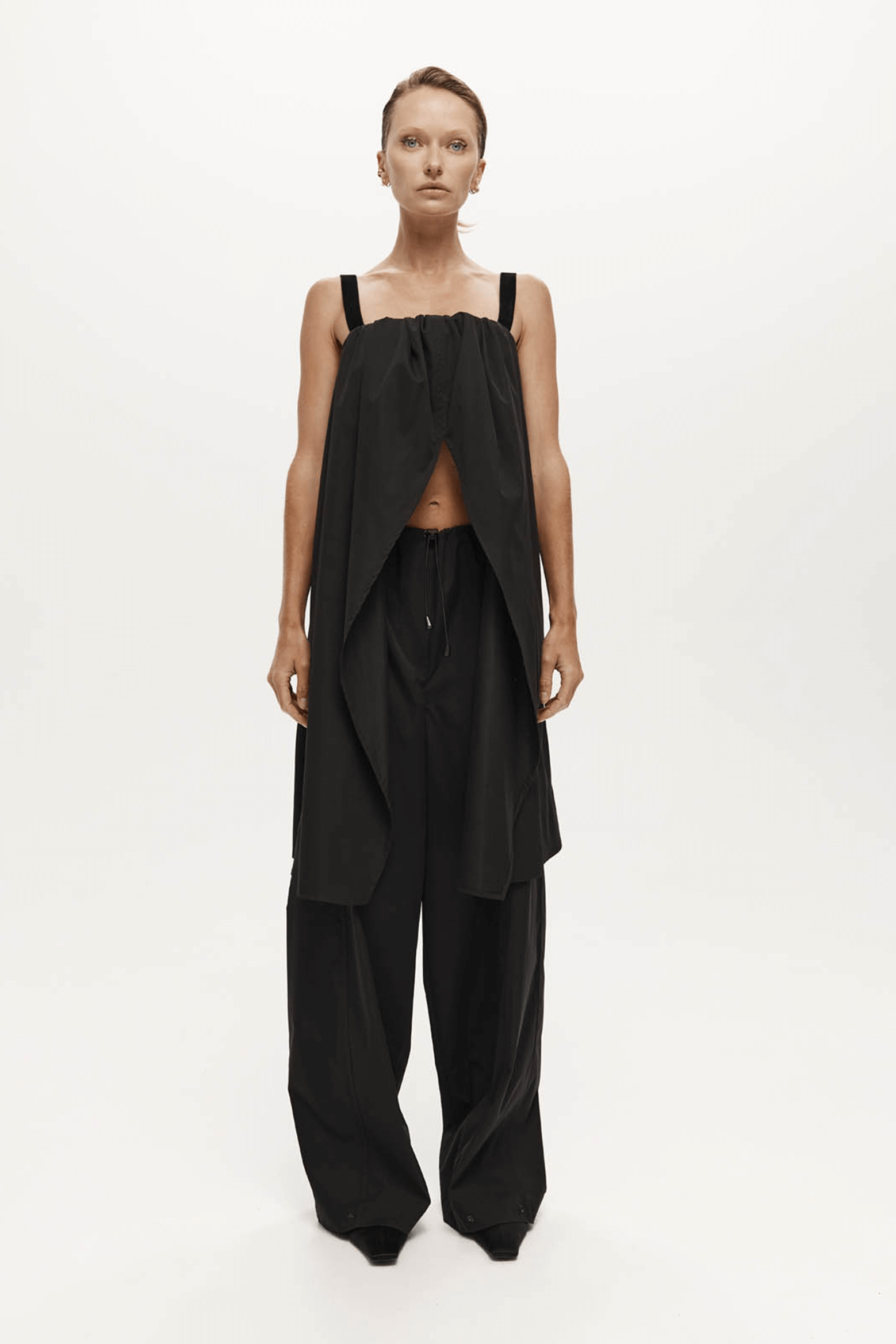 HARRIS TAPPER TANAKA TROUSER IN BLACK | THE NEW TREND
