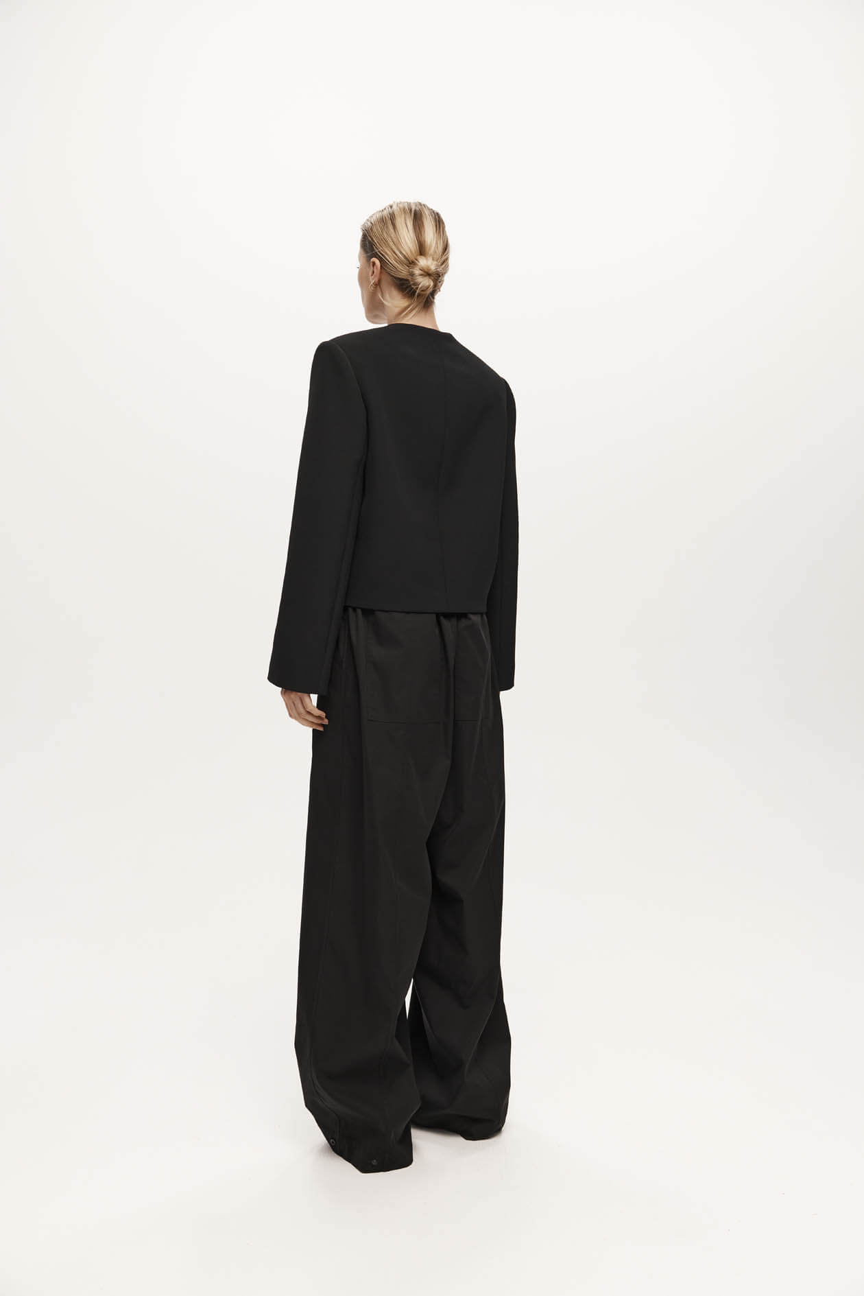 HARRIS TAPPER TANAKA TROUSER IN BLACK | THE NEW TREND
