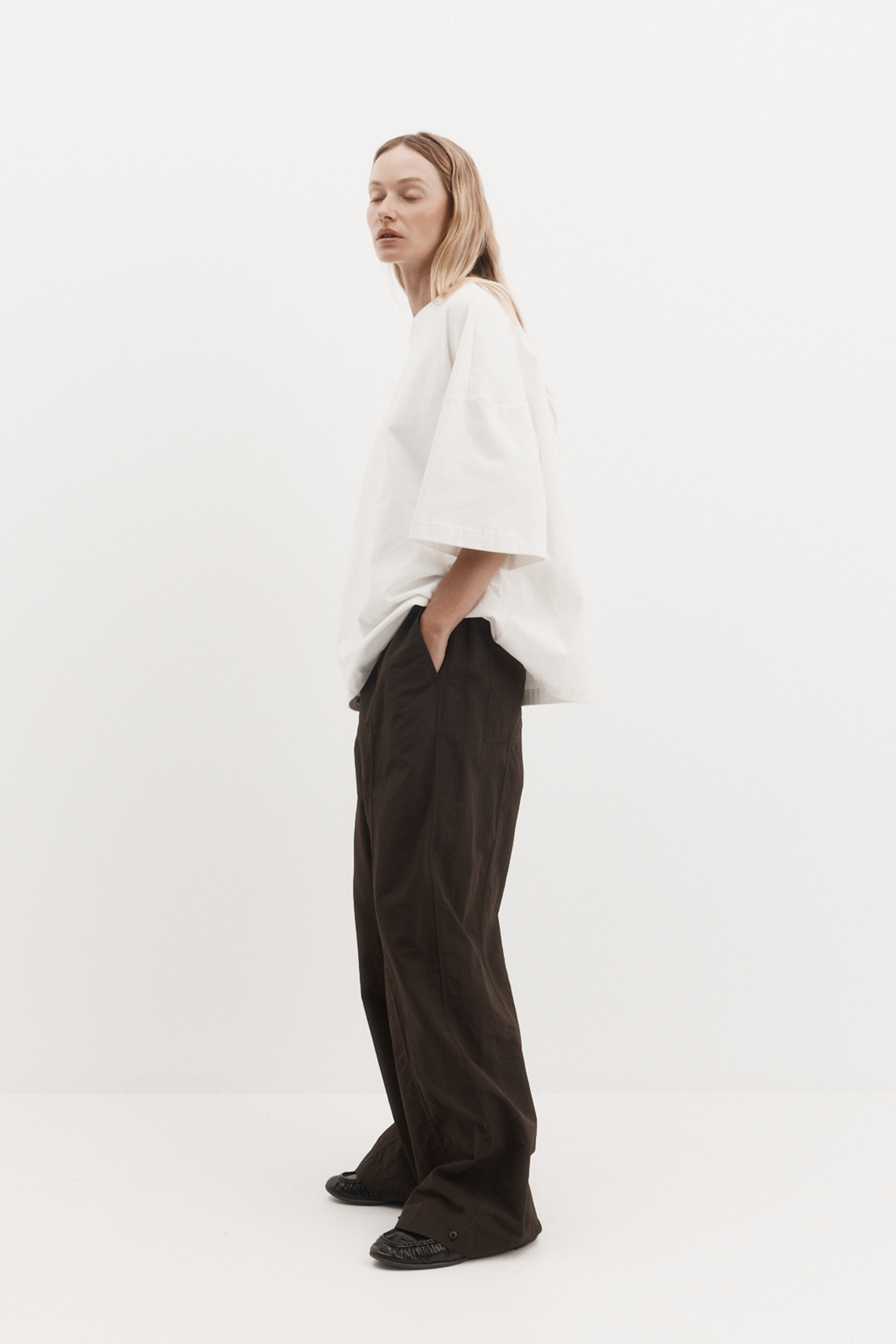 HARRIS TAPPER TANAKA TROUSER IN CACAO |  THE NEW TREND