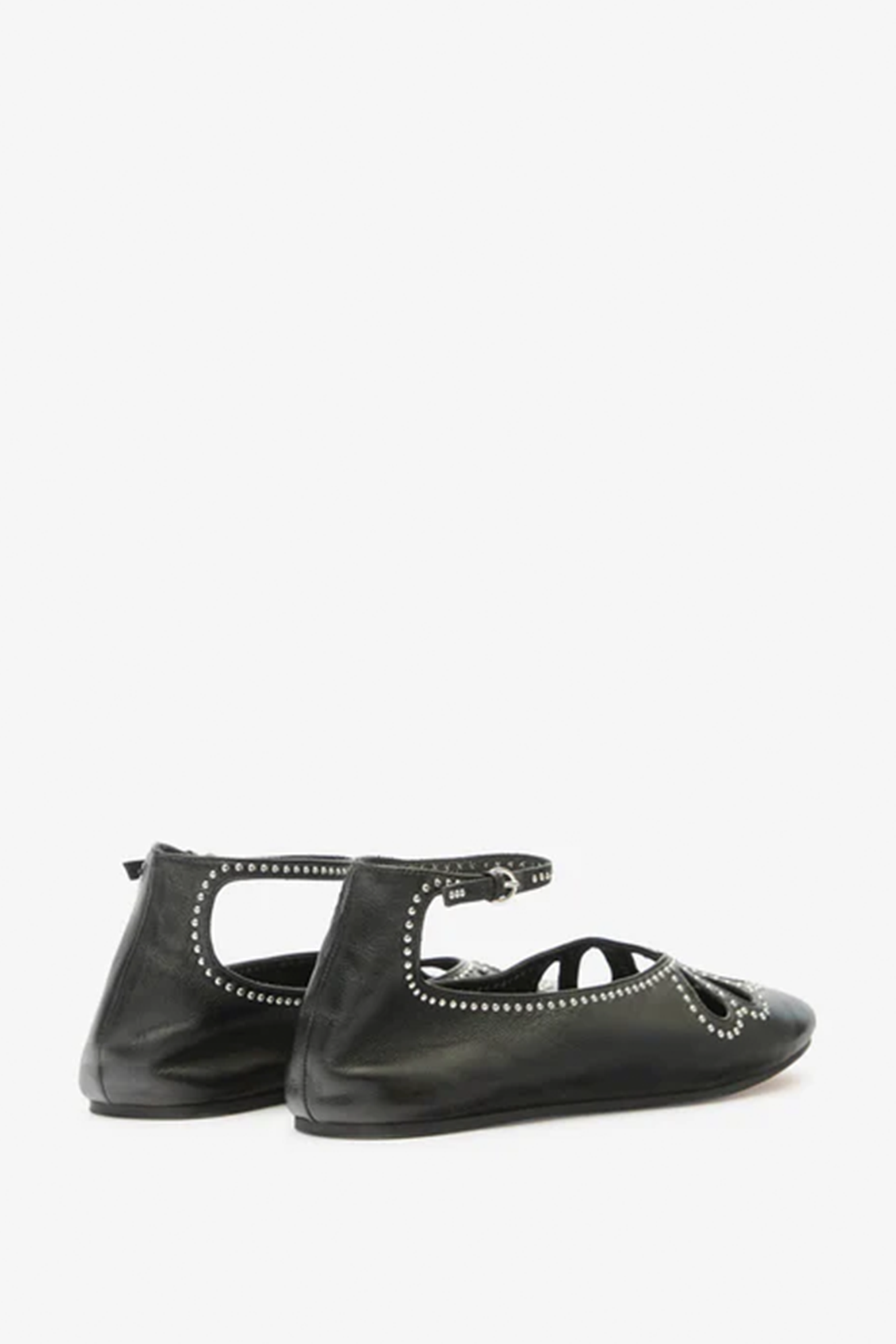 ISABEL MARANT ÉTOILE BLORIS BALLERINAS SANDALS BLACK | THE NEW TREND 