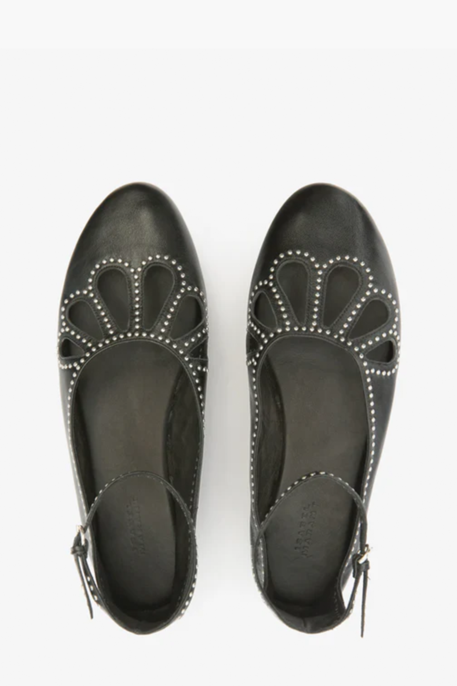 ISABEL MARANT ÉTOILE BLORIS BALLERINAS SANDALS BLACK | THE NEW TREND 