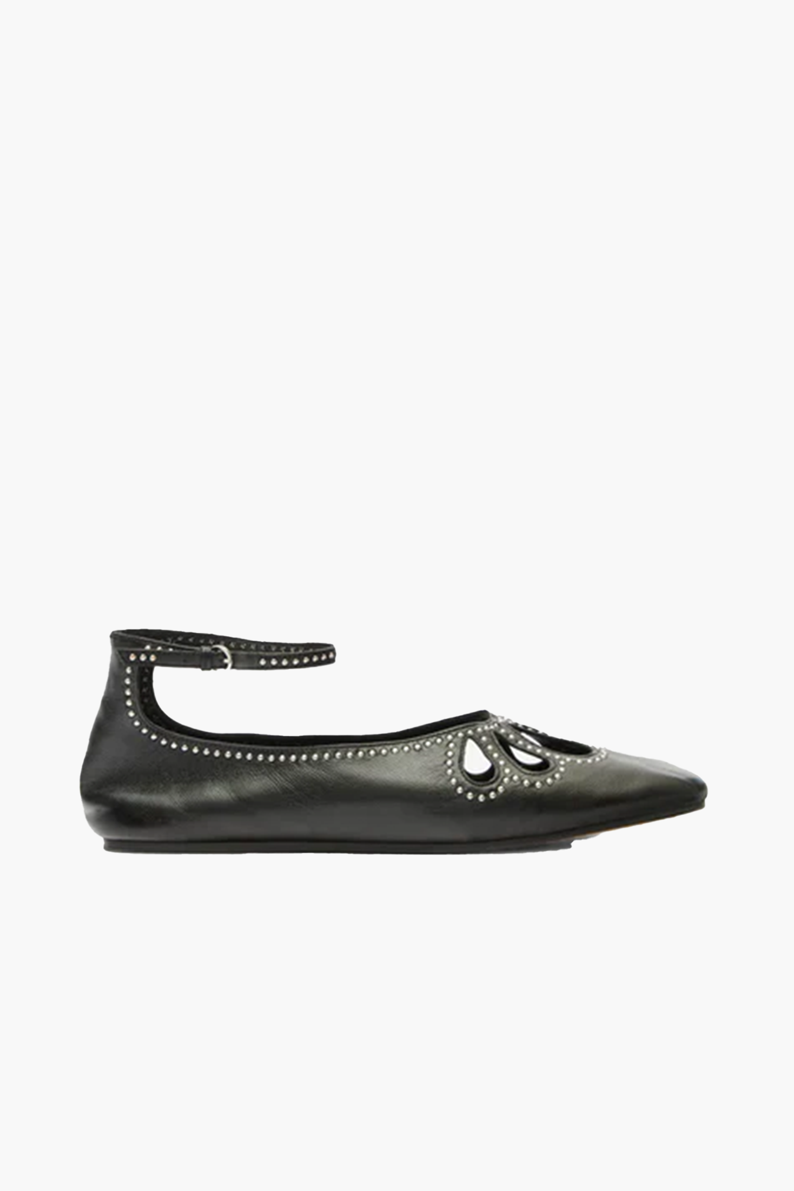 ISABEL MARANT ÉTOILE BLORIS BALLERINAS SANDALS BLACK | THE NEW TREND 