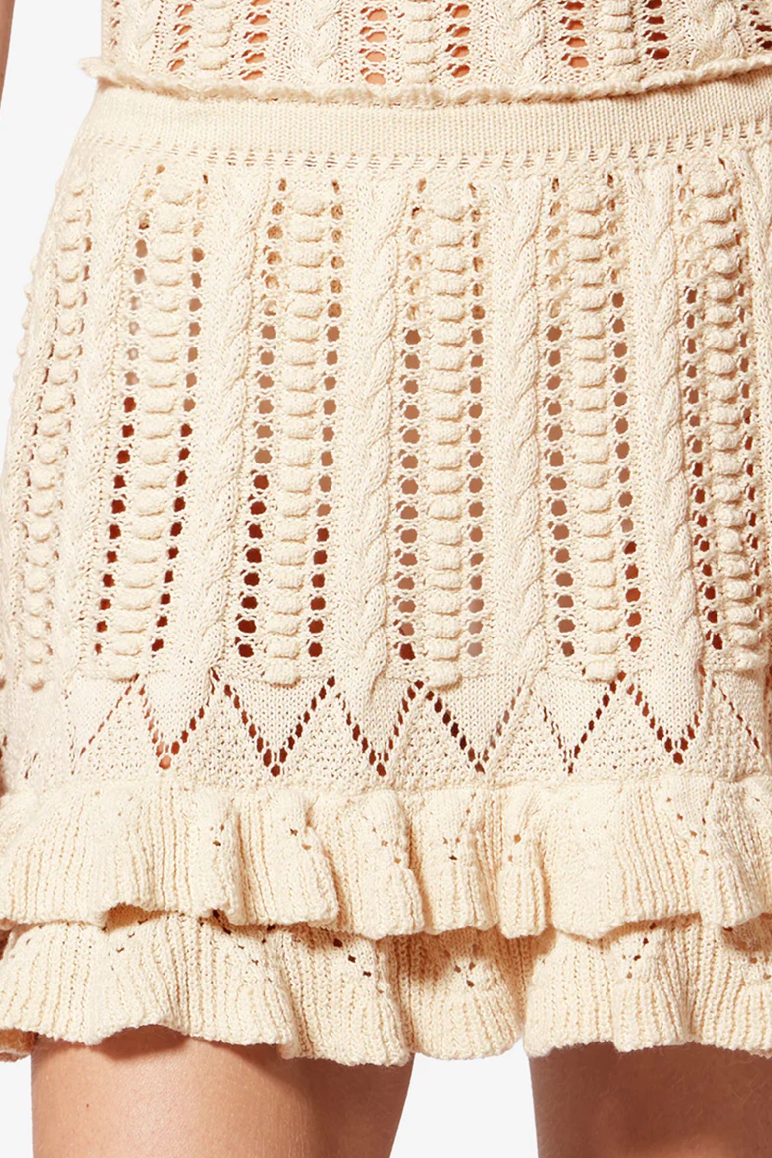 ISABEL MARANT NELLE SKIRT IN ECRU | THE NEW TREND