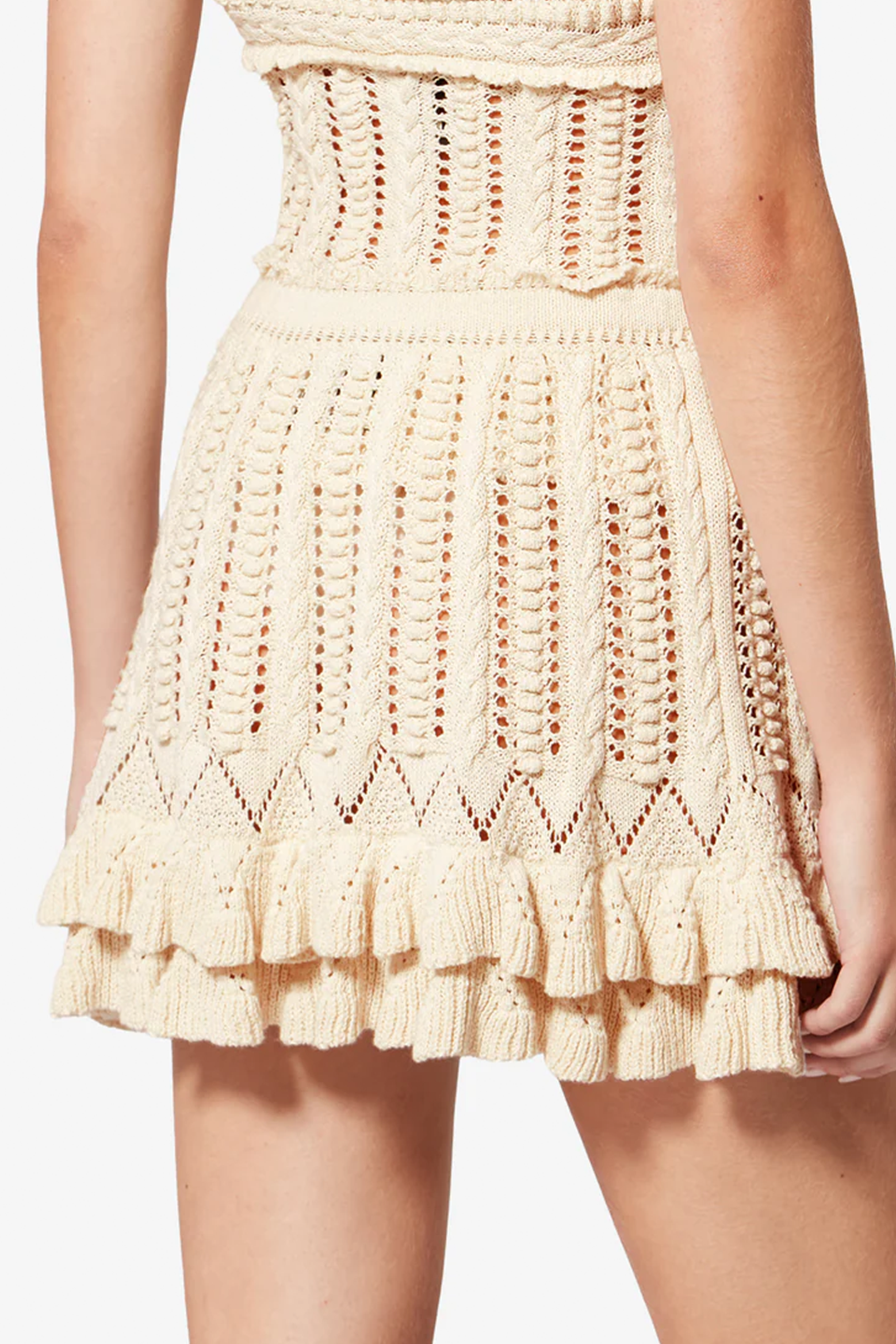 ISABEL MARANT NELLE SKIRT IN ECRU | THE NEW TREND
