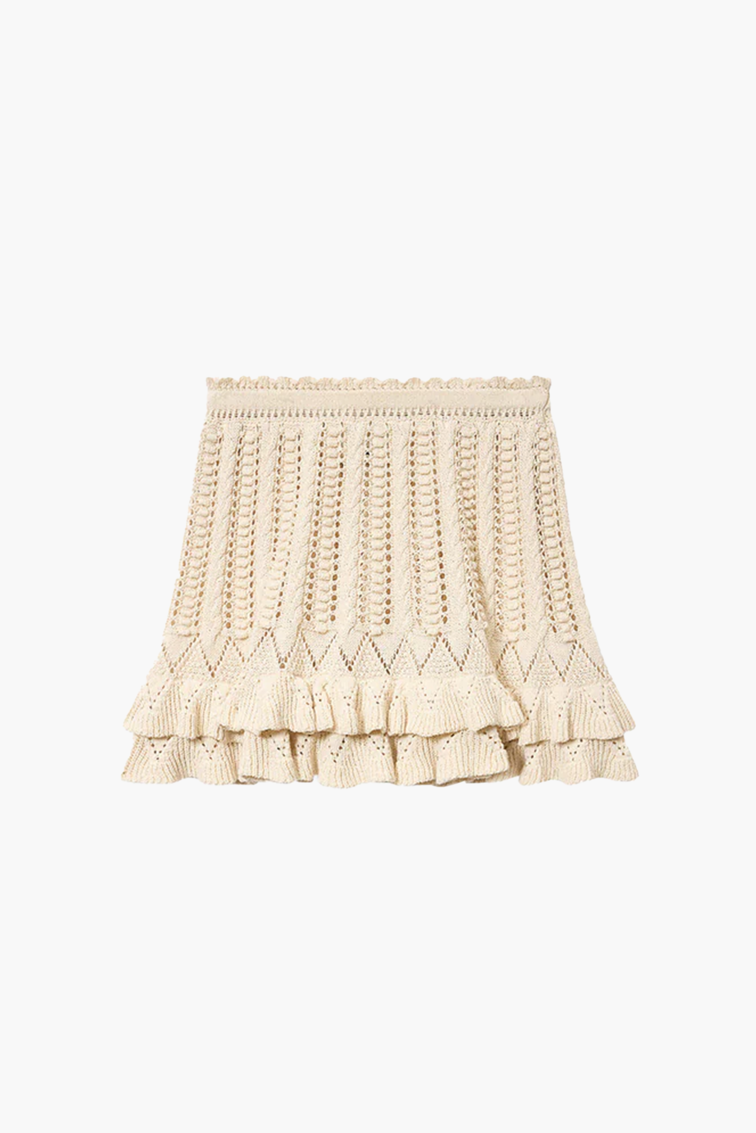 ISABEL MARANT NELLE SKIRT IN ECRU | THE NEW TREND