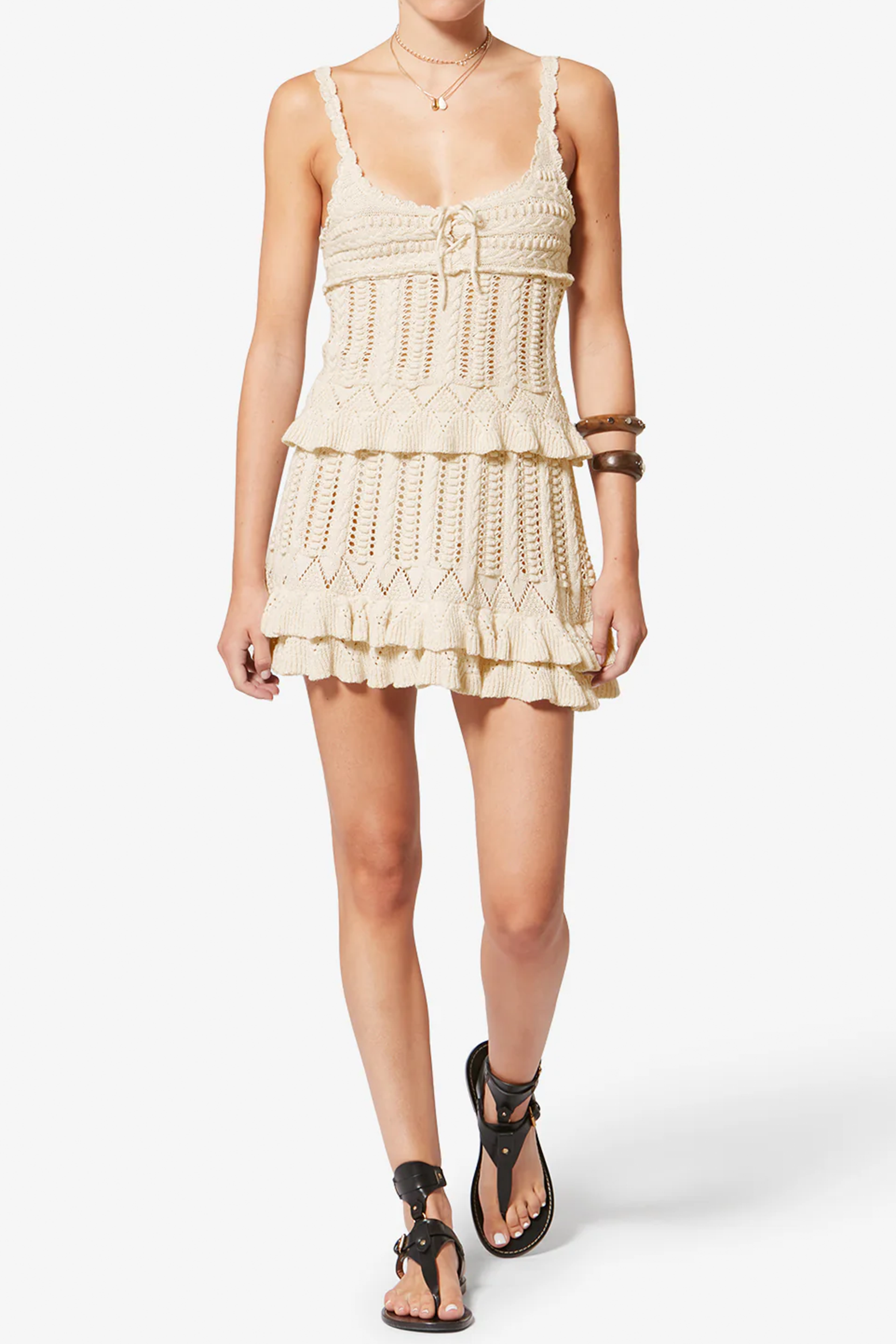 ISABEL MARANT NELLE SKIRT IN ECRU | THE NEW TREND