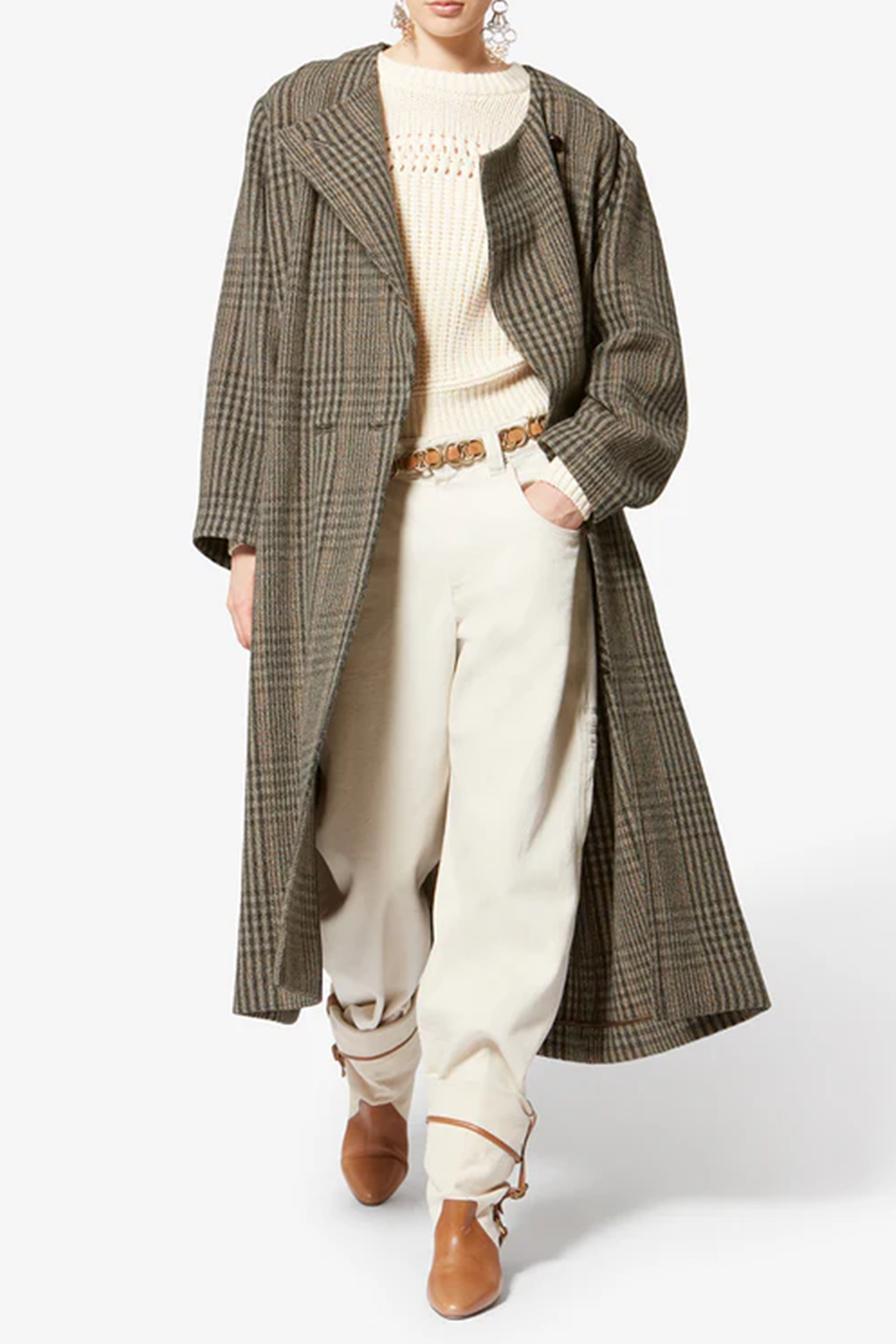 ISABEL MARANT RENEE COAT IN BEIGE | THE NEW TREND