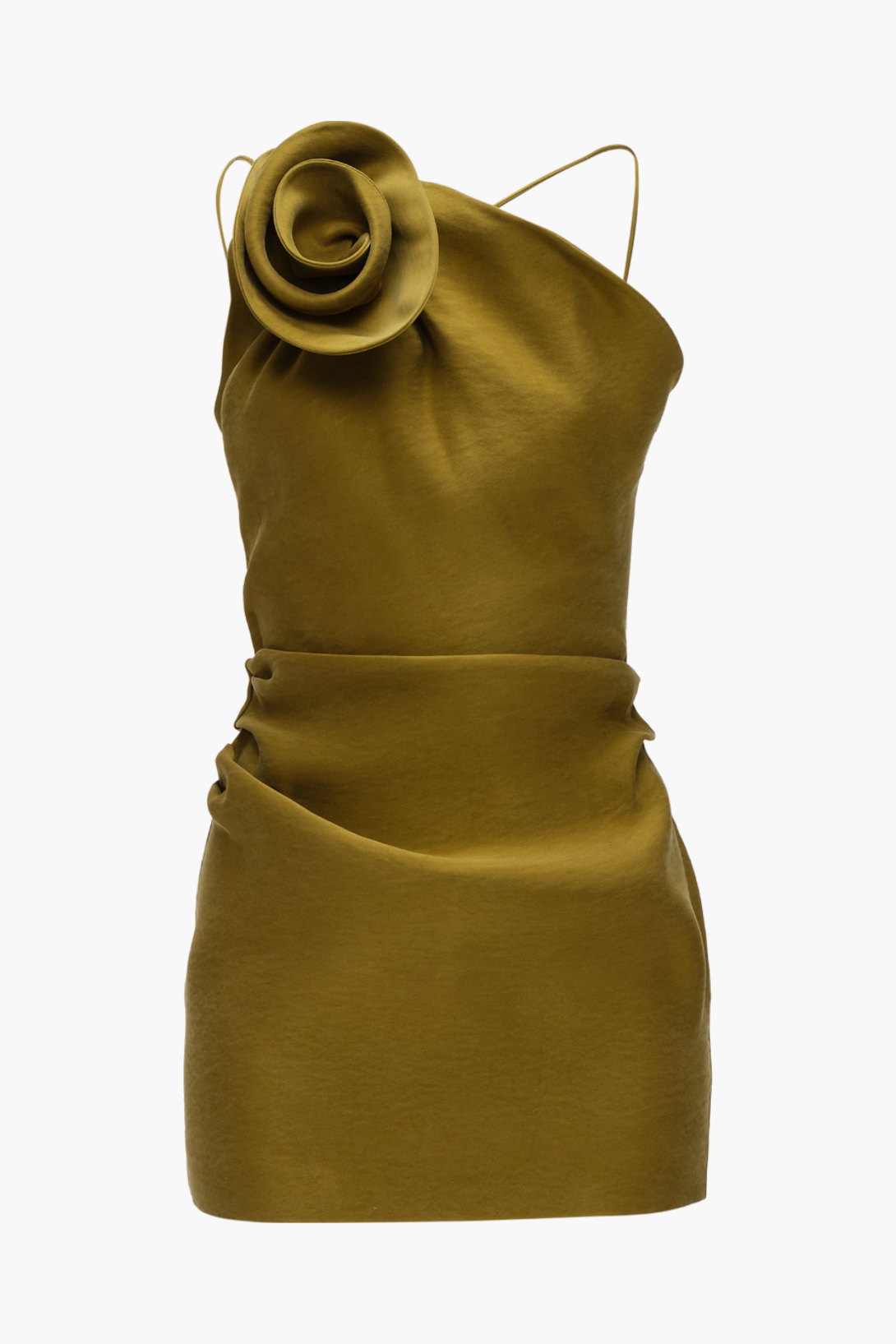 ROSE ONE-SHOULDER MINI DRESS