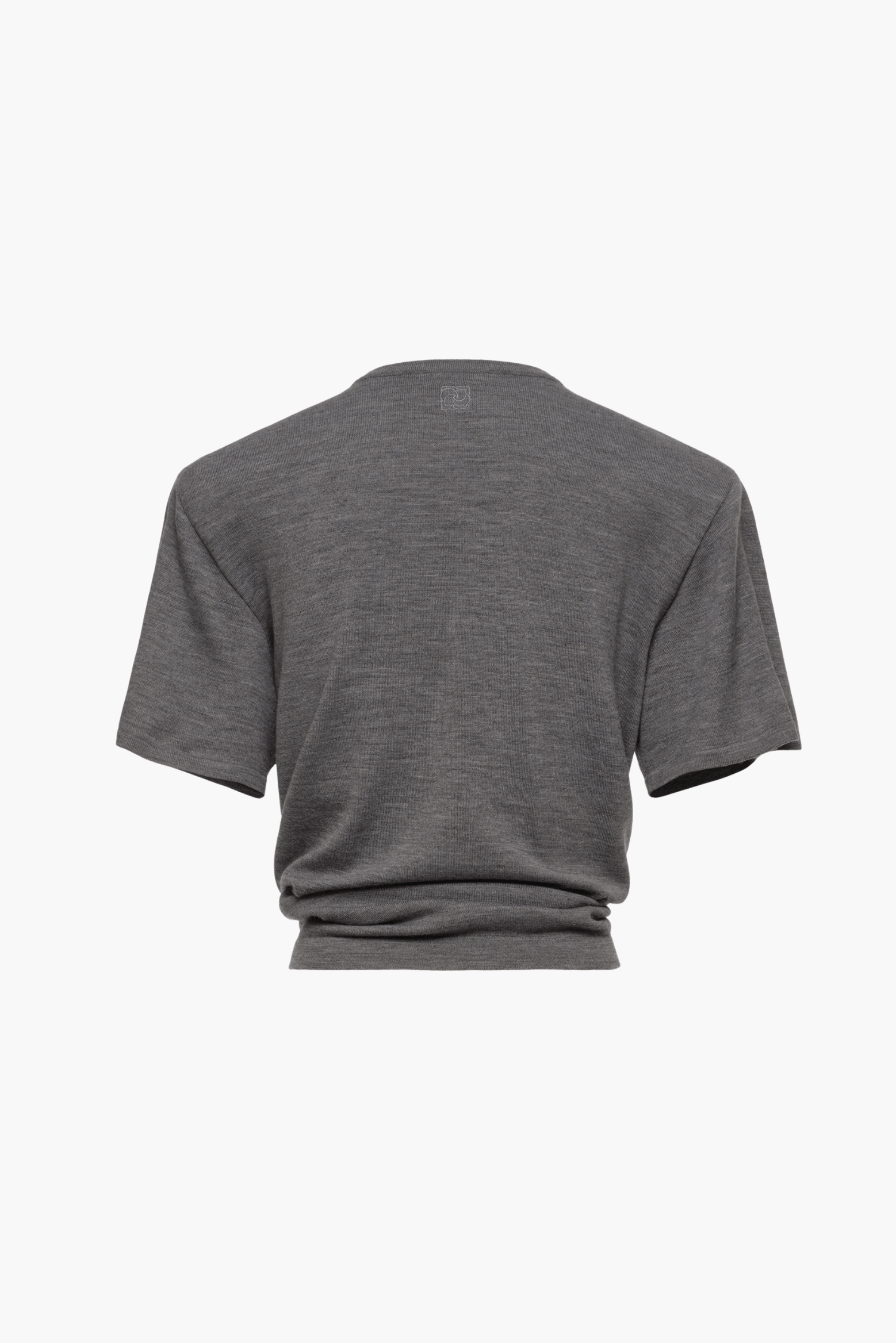 KNOTTED WOOL T-SHIRT