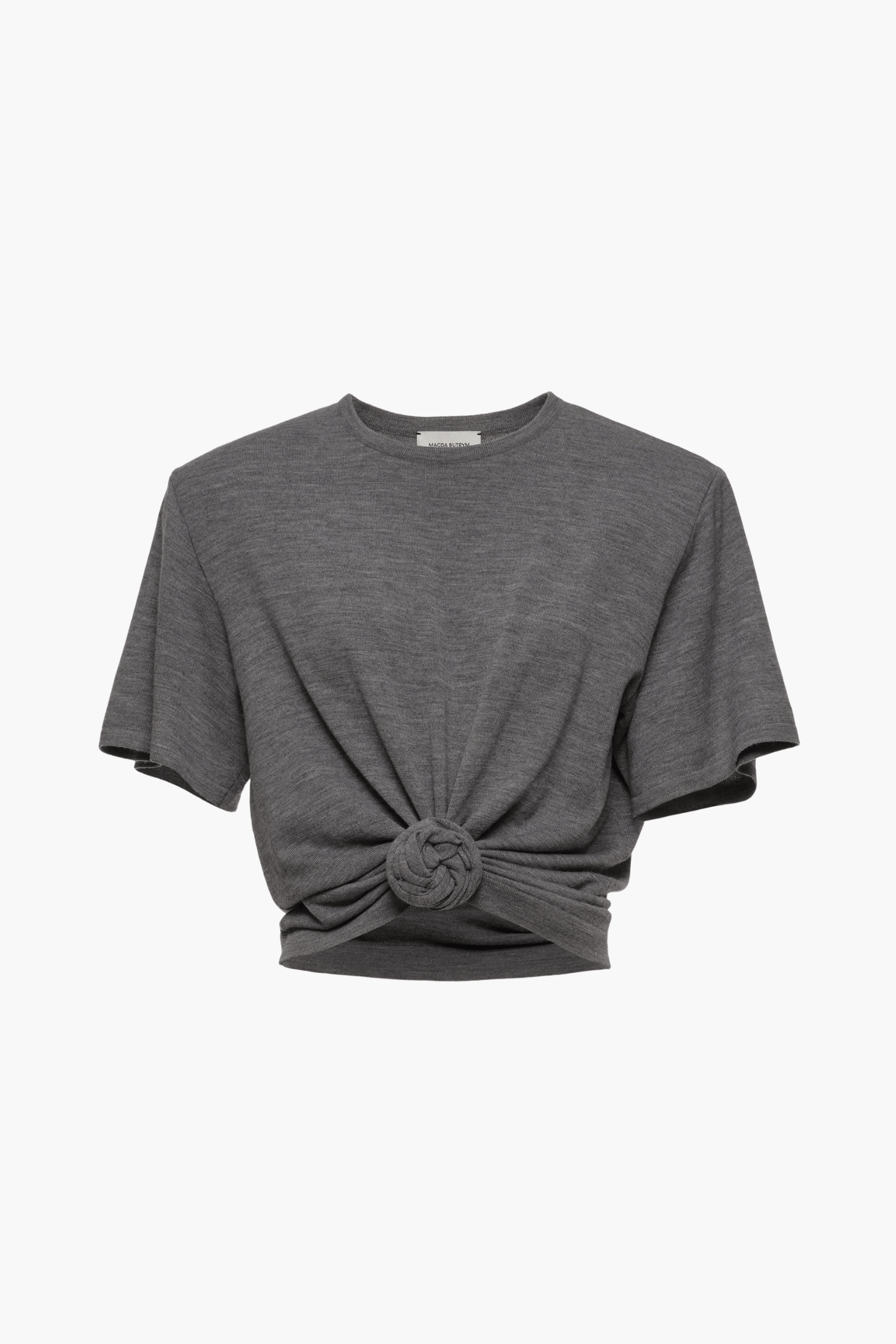 KNOTTED WOOL T-SHIRT