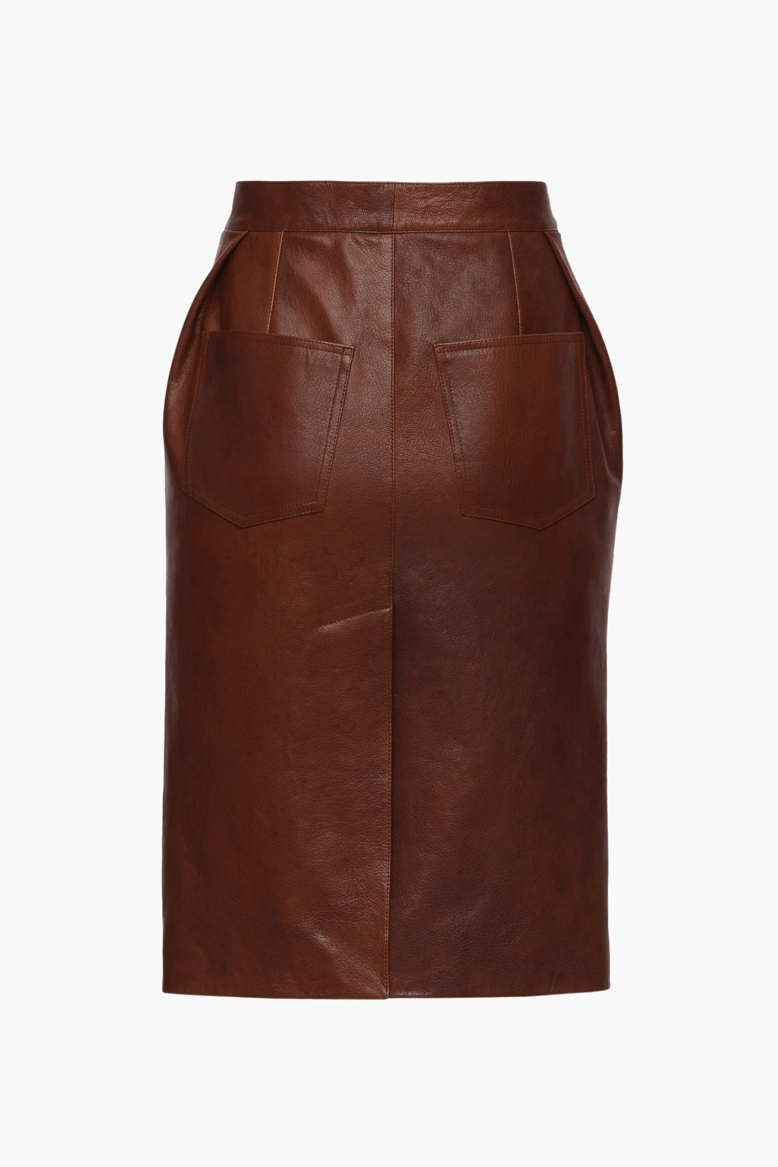 LEATHER PENCIL SKIRT