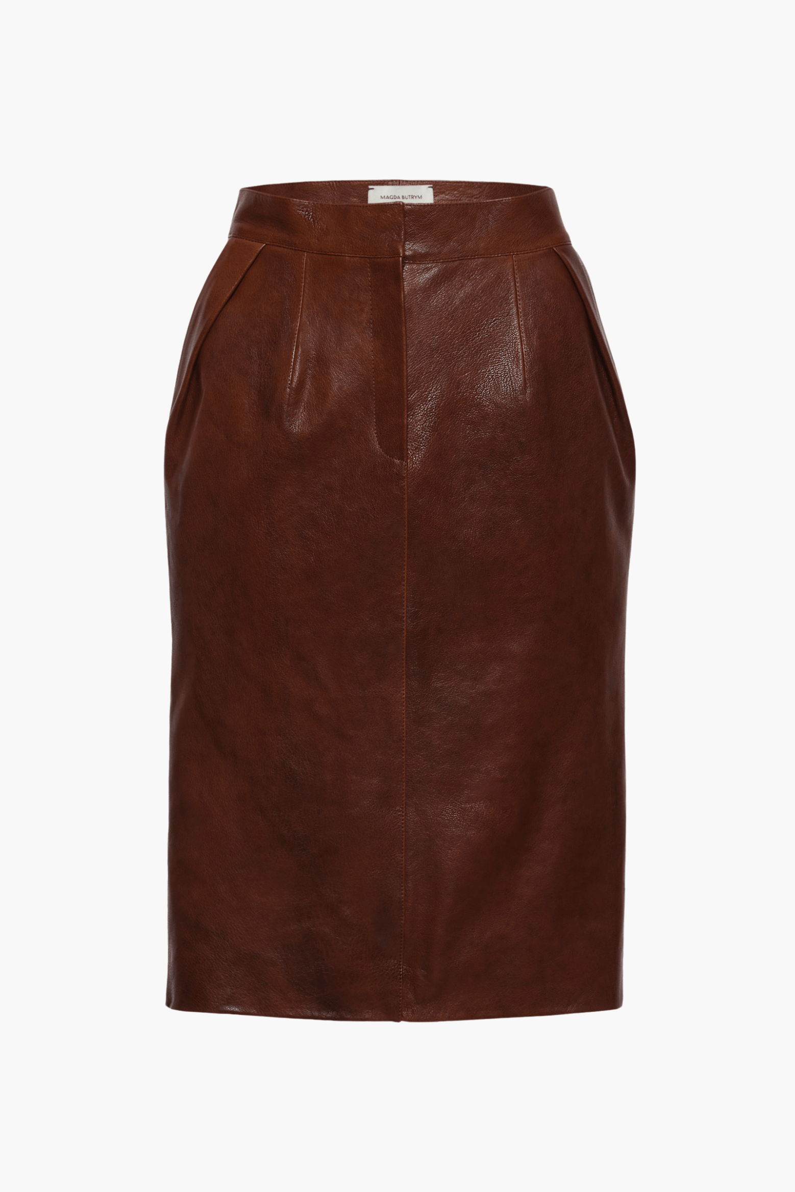 LEATHER PENCIL SKIRT