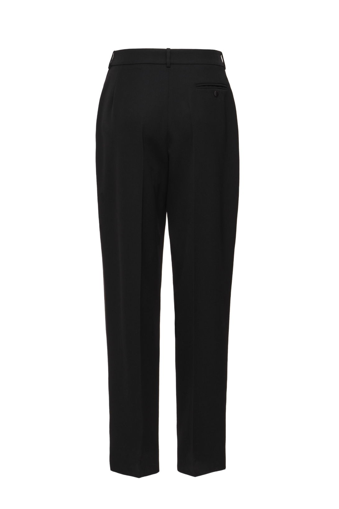 STRAIGHT-LEG WOOL TROUSERS