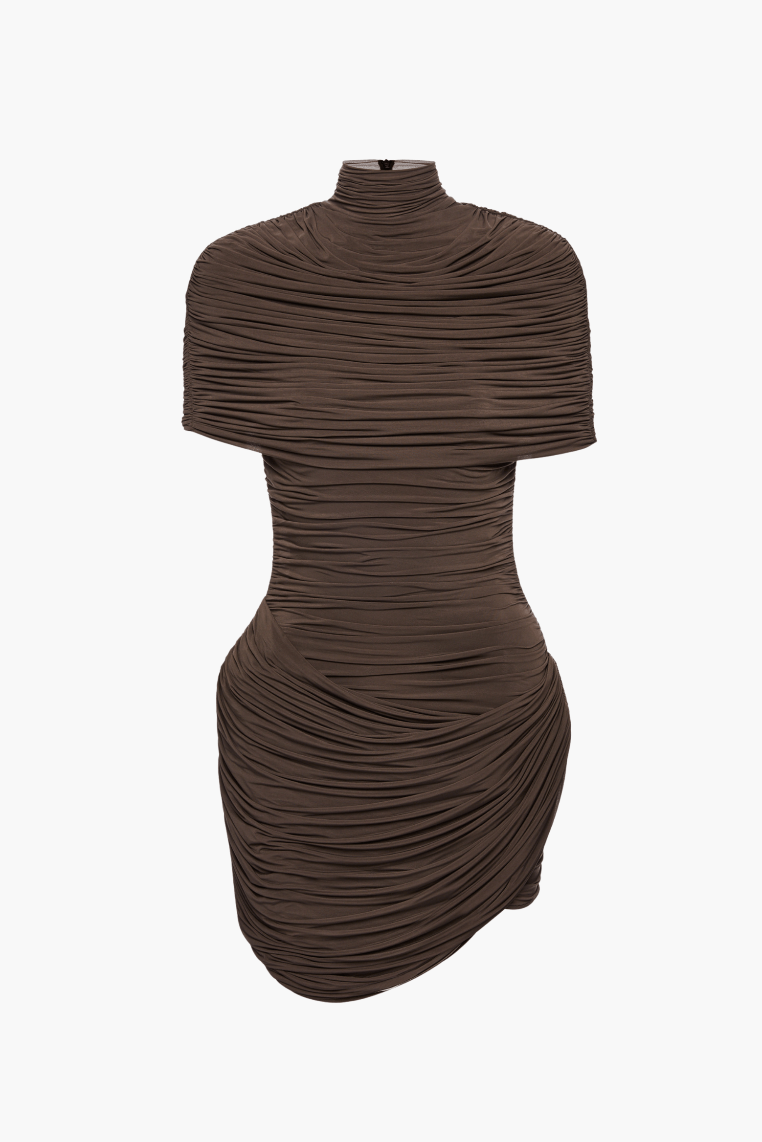 RUCHED MINI DRESS