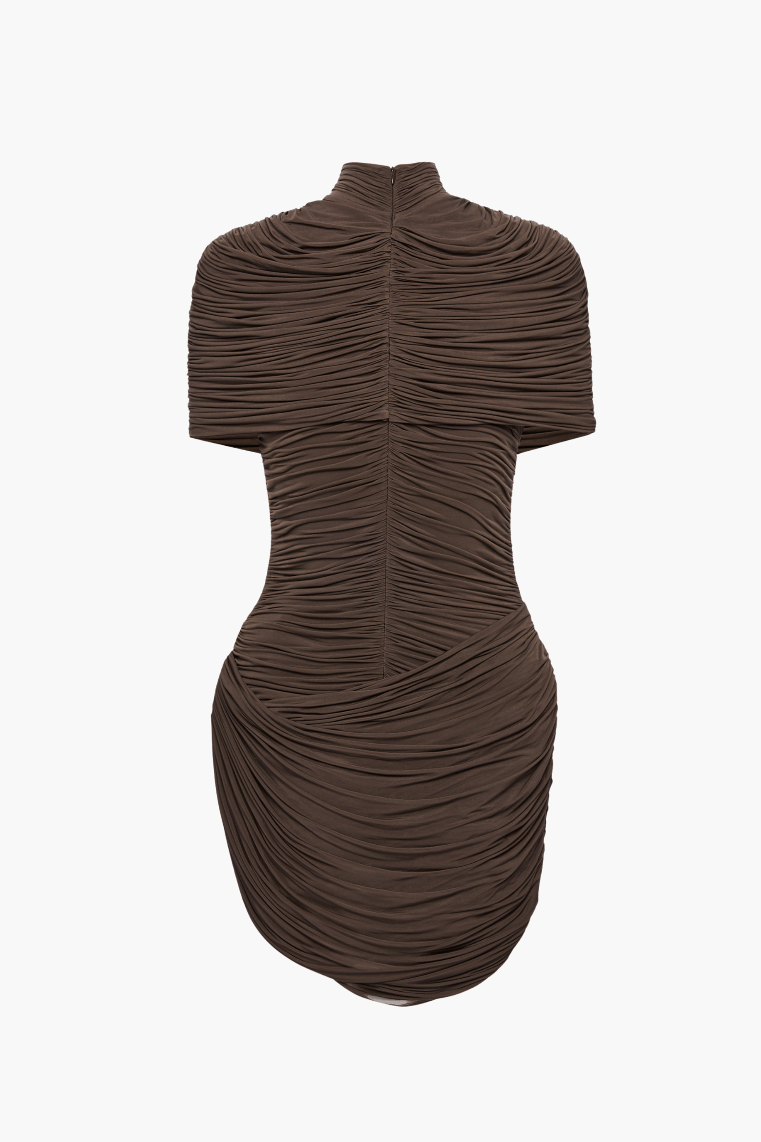 RUCHED MINI DRESS