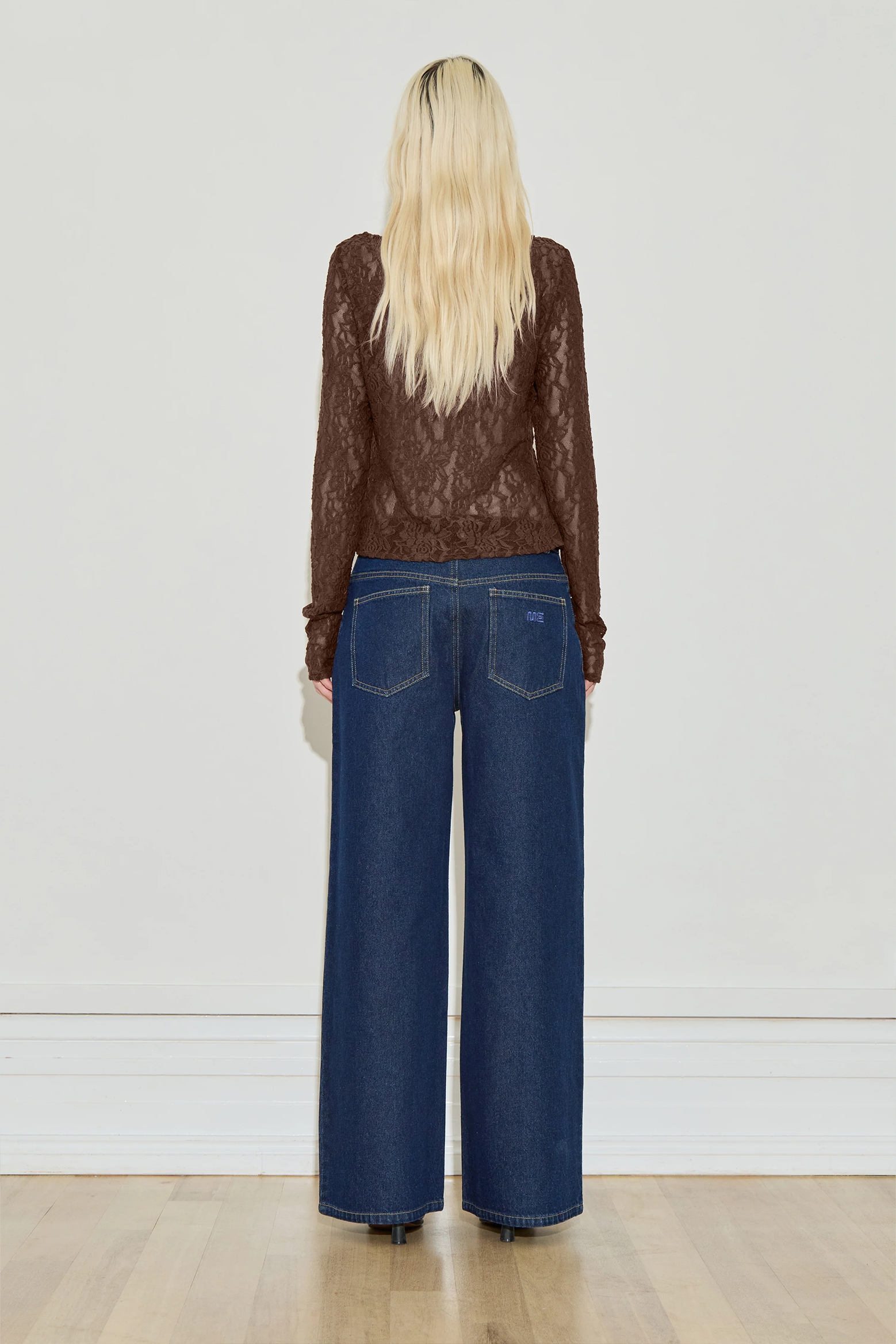 ASYMMETRIC LACE TOP