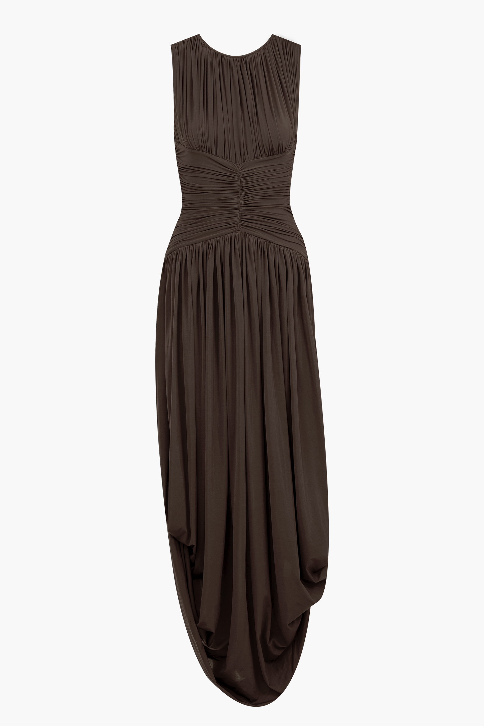 MAYGEL CORONEL ATRIO BUBBLE DRESS IN WOOD | THE NEW TREND