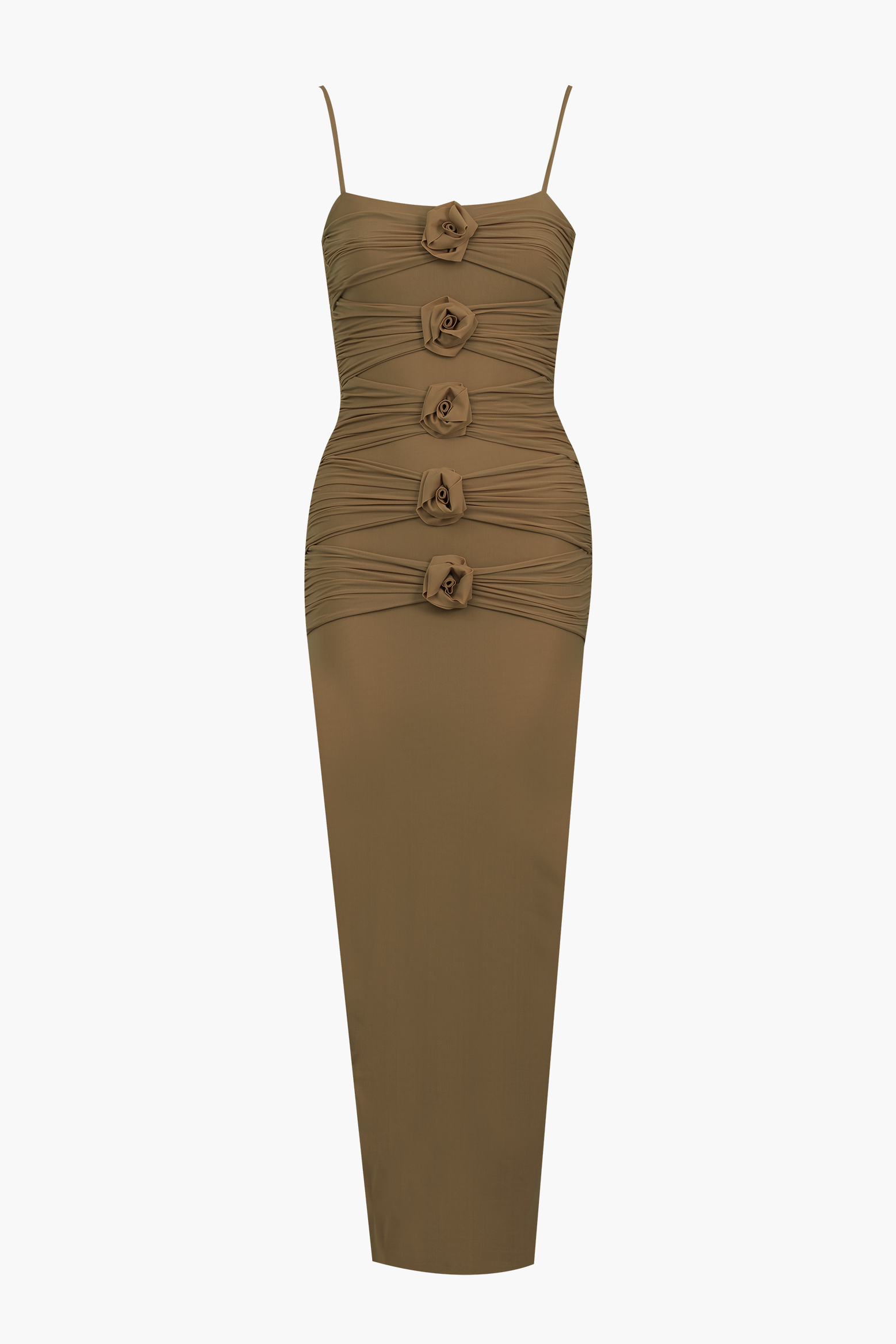 MAYGEL CORONEL SUSURRO ROSE MIDI DRESS | THE NEW TREND