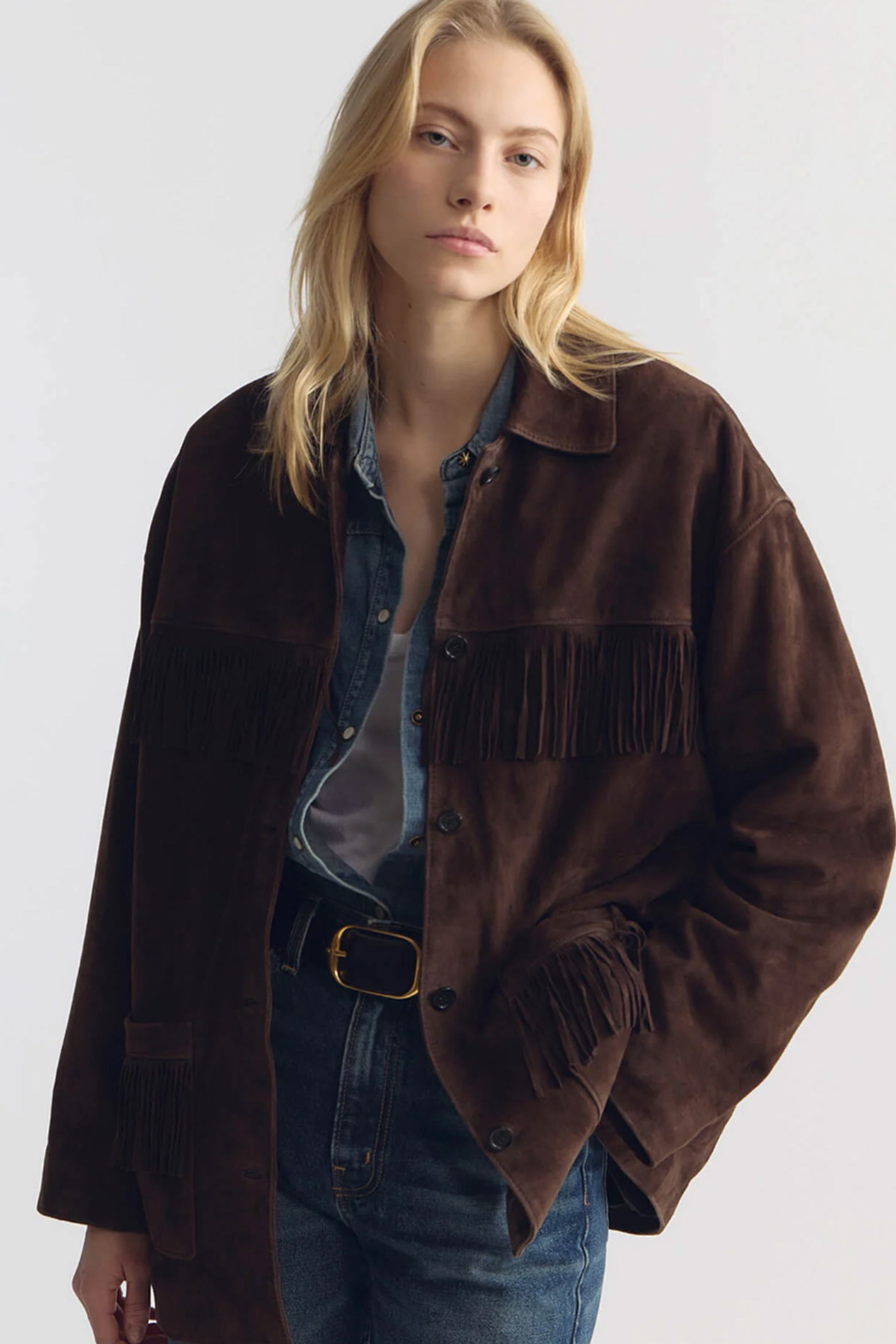 FOUDRE FRINGES SUEDE JACKET