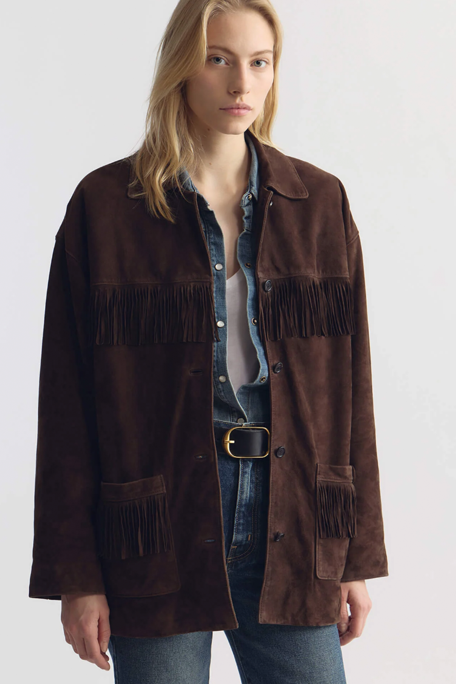 FOUDRE FRINGES SUEDE JACKET