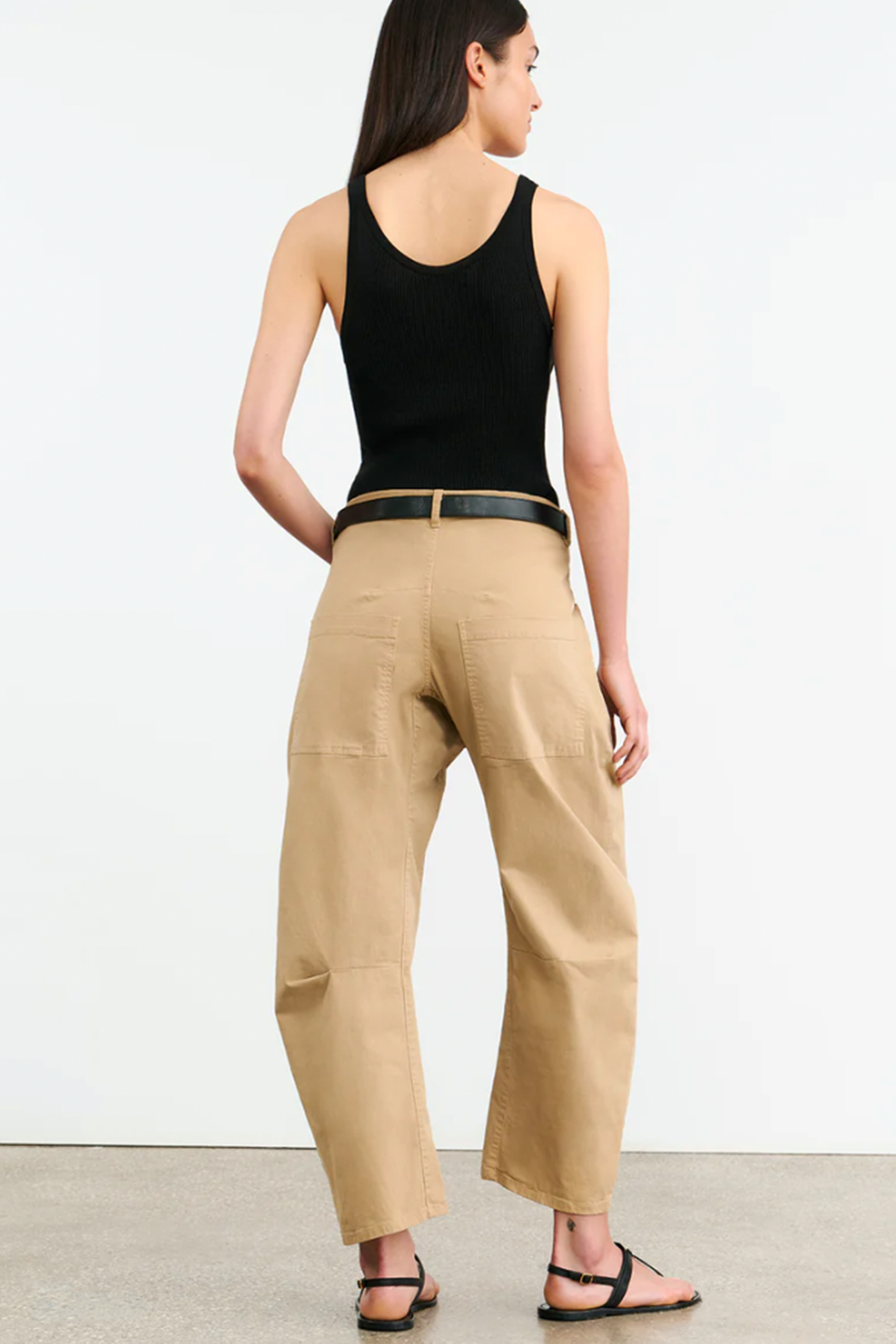 NILI LOTAN SHON PANT IN ROCK KHAKI | THE NEW TREND