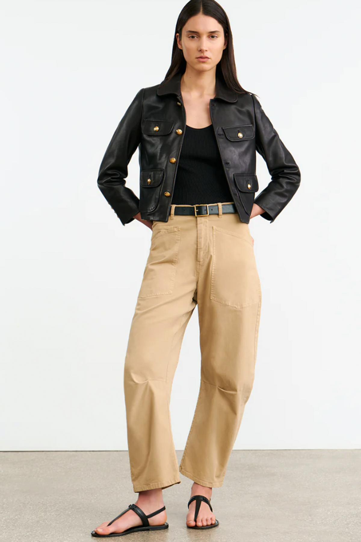NILI LOTAN SHON PANT IN ROCK KHAKI | THE NEW TREND – The New Trend