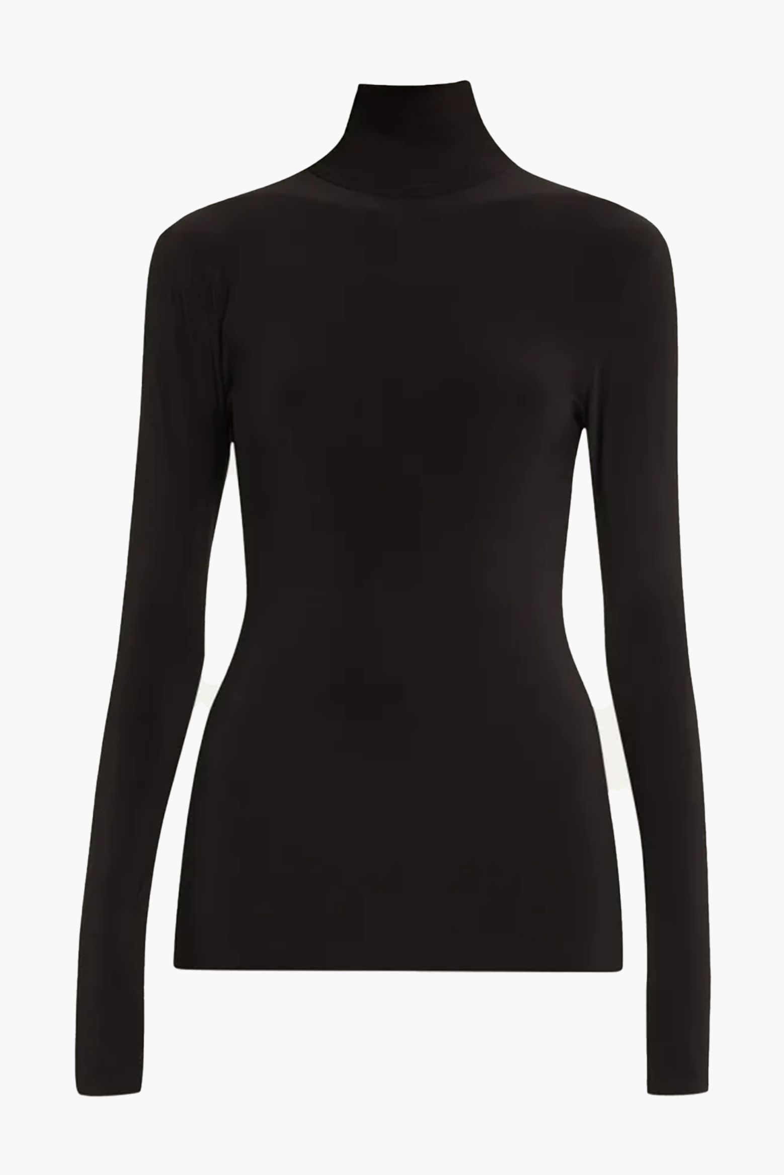 NORMA KAMALI SLIM FIT TURTLE NECK BLACK | THE NEW TREND