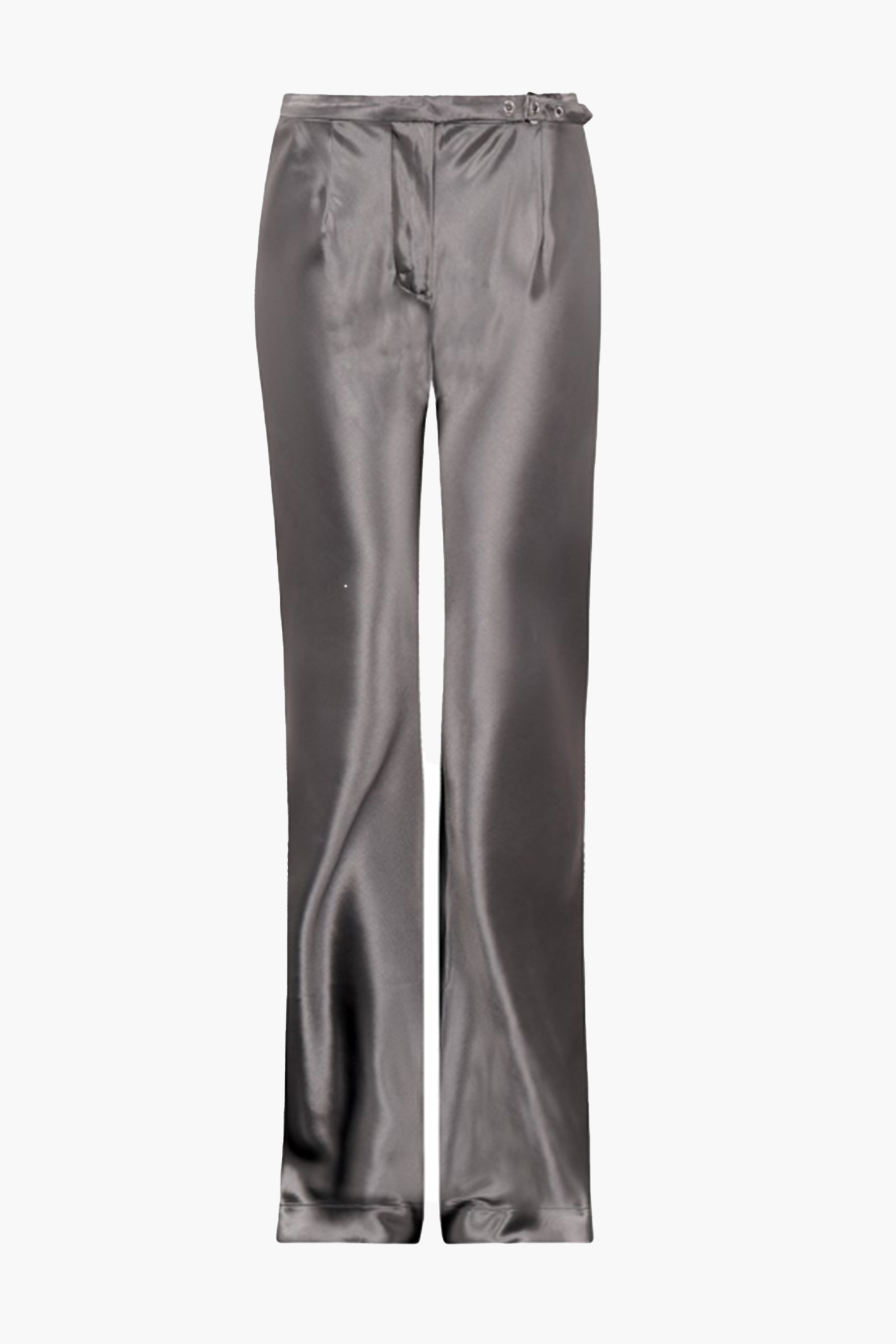 PARIS GEORGIA BELTED SLEEK PANT SILVER | THE NEW TREND