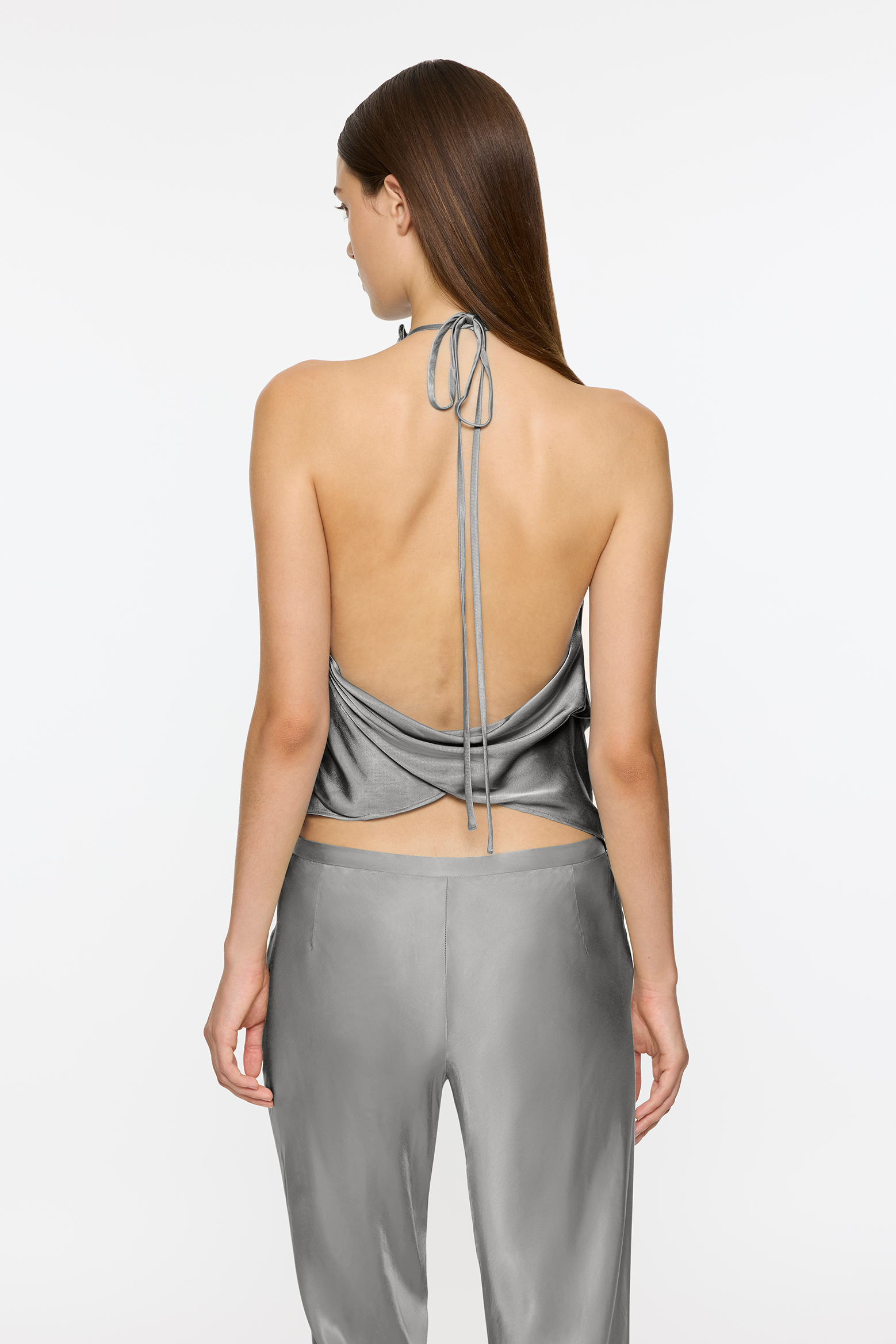 PARIS GEORGIA COCO TOP SILVER | THE NEW TREND