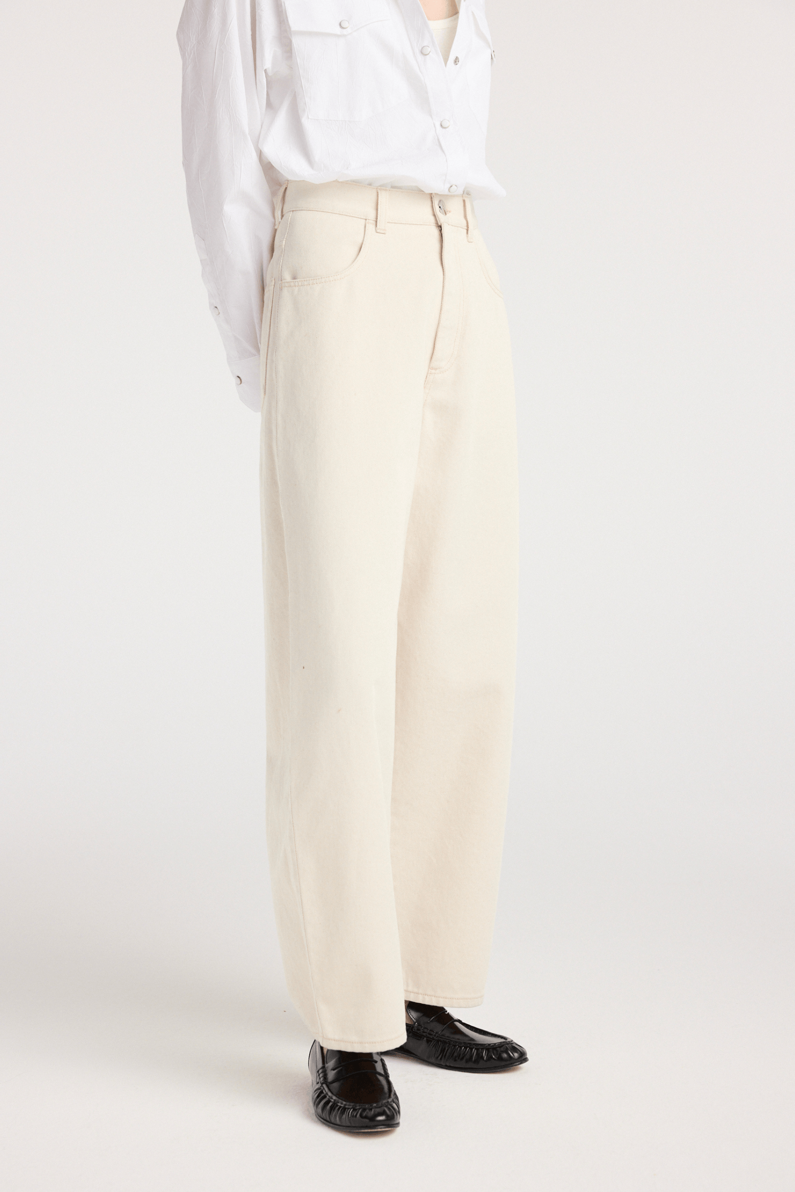 BERBER BARREL LEG DENIM