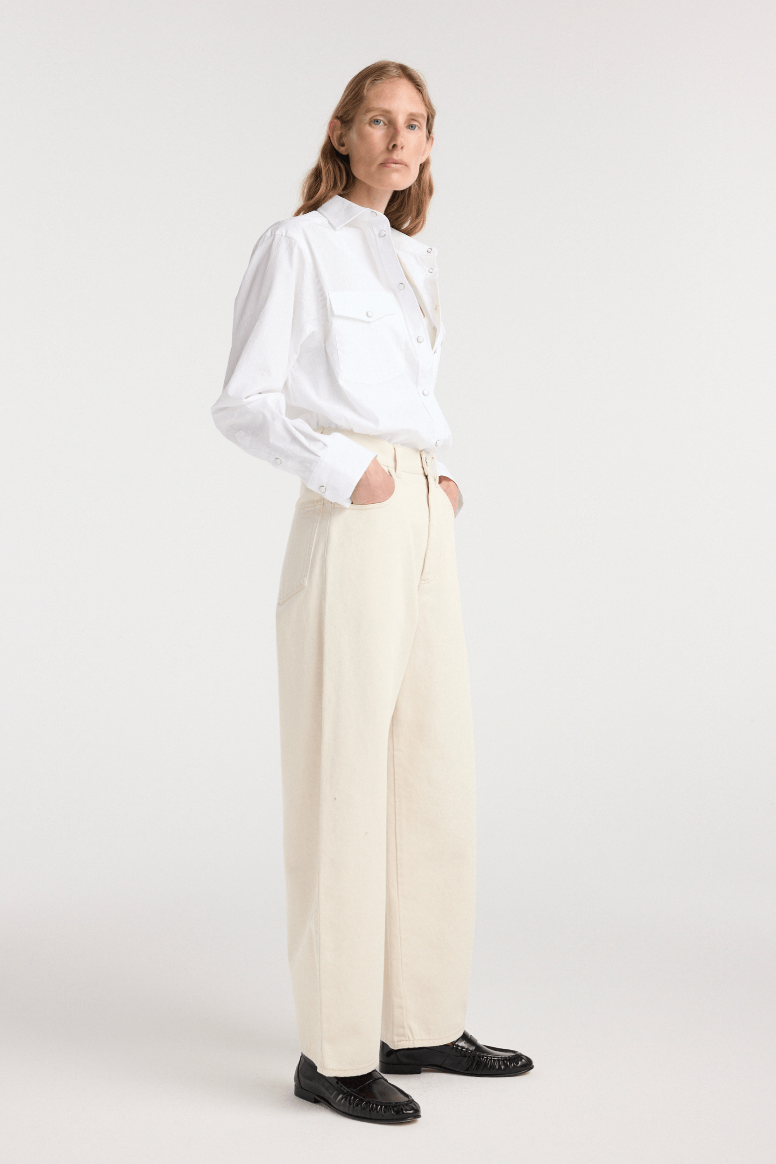 BERBER BARREL LEG DENIM