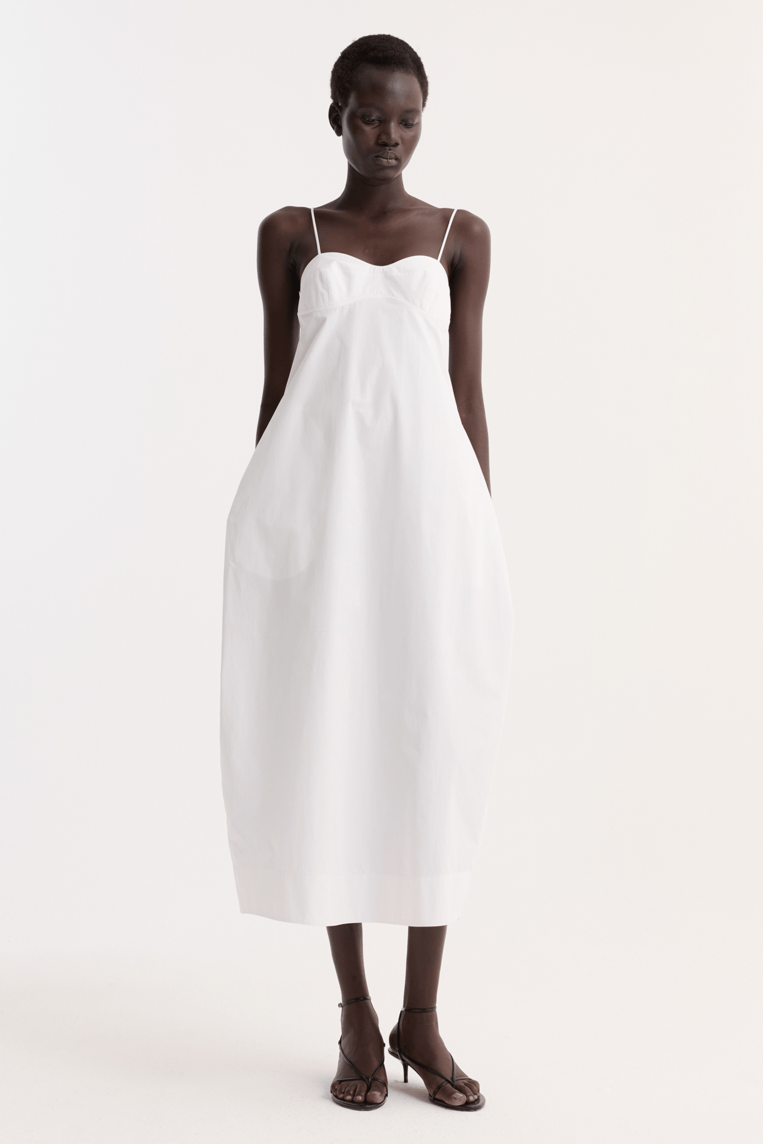 BUSTIER VOLUME DRESS